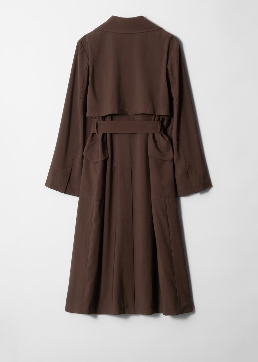 Image of Double-Breasted Trench Coat