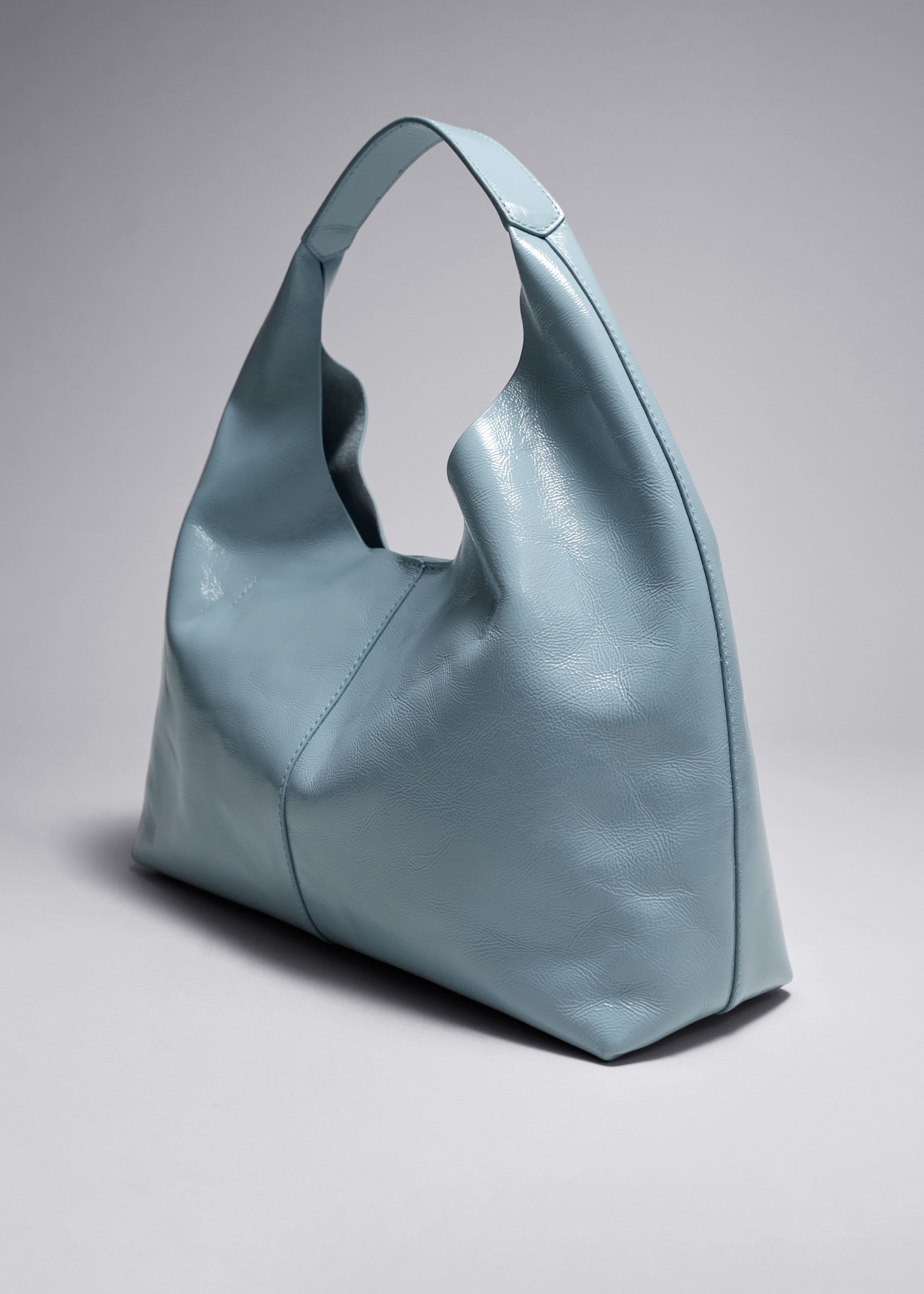 Borsa tote classica in pelle - Nero - Natura morta