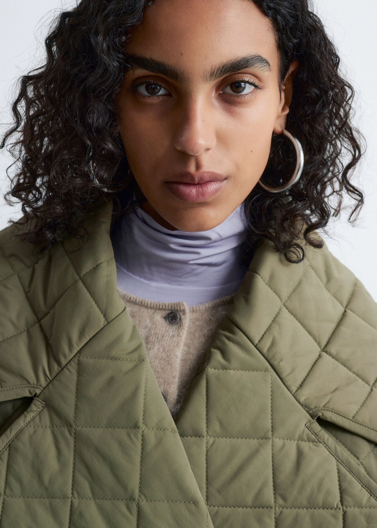 Veste matelassée - Vert kaki/Noir - 8