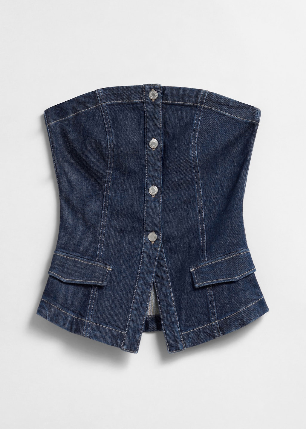 Haut tube en denim - Bleu foncé - Still Life