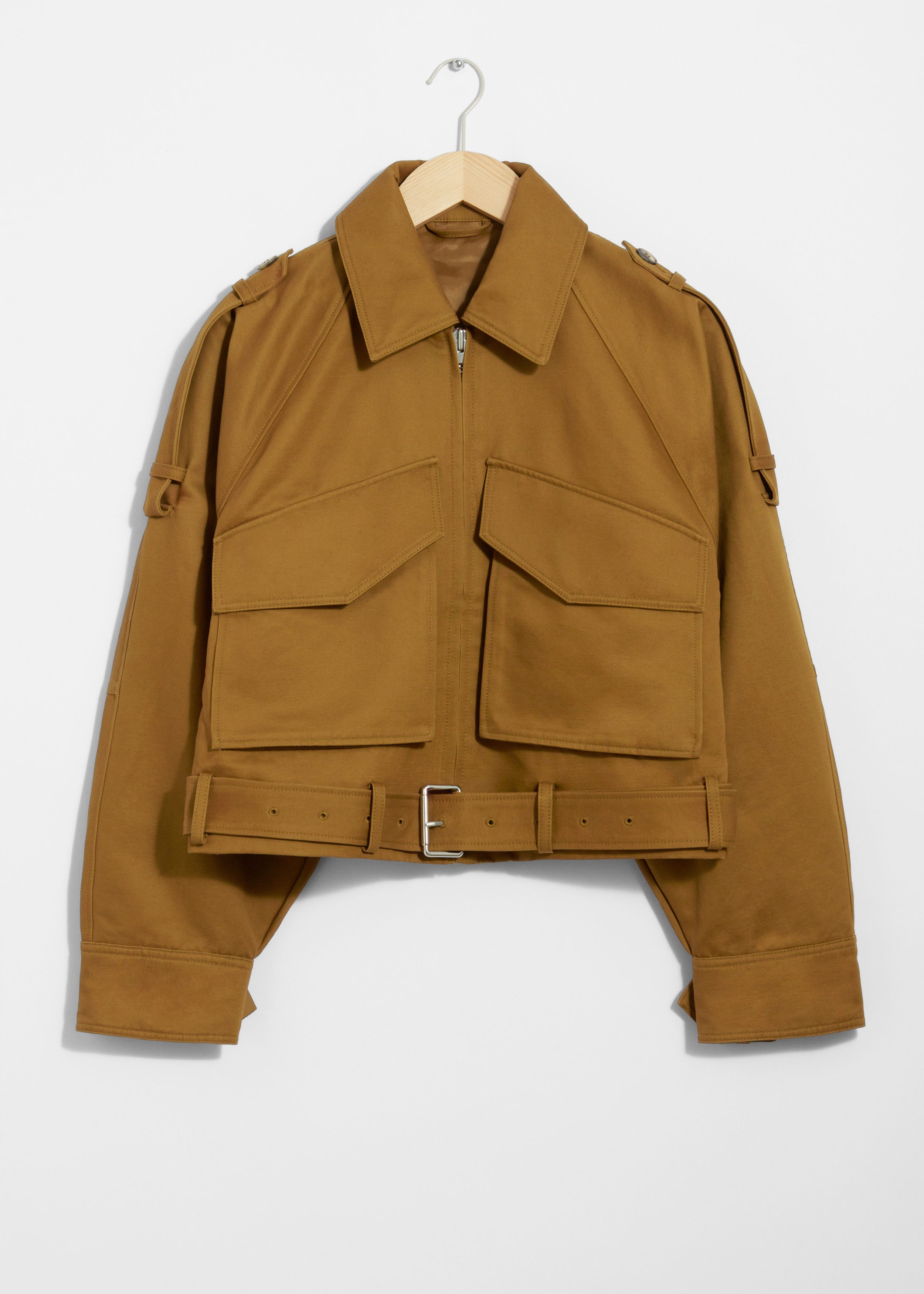 【RECTO】 PATCH POCKETS DETAIL BELTED JACKET RECTO - Official Website