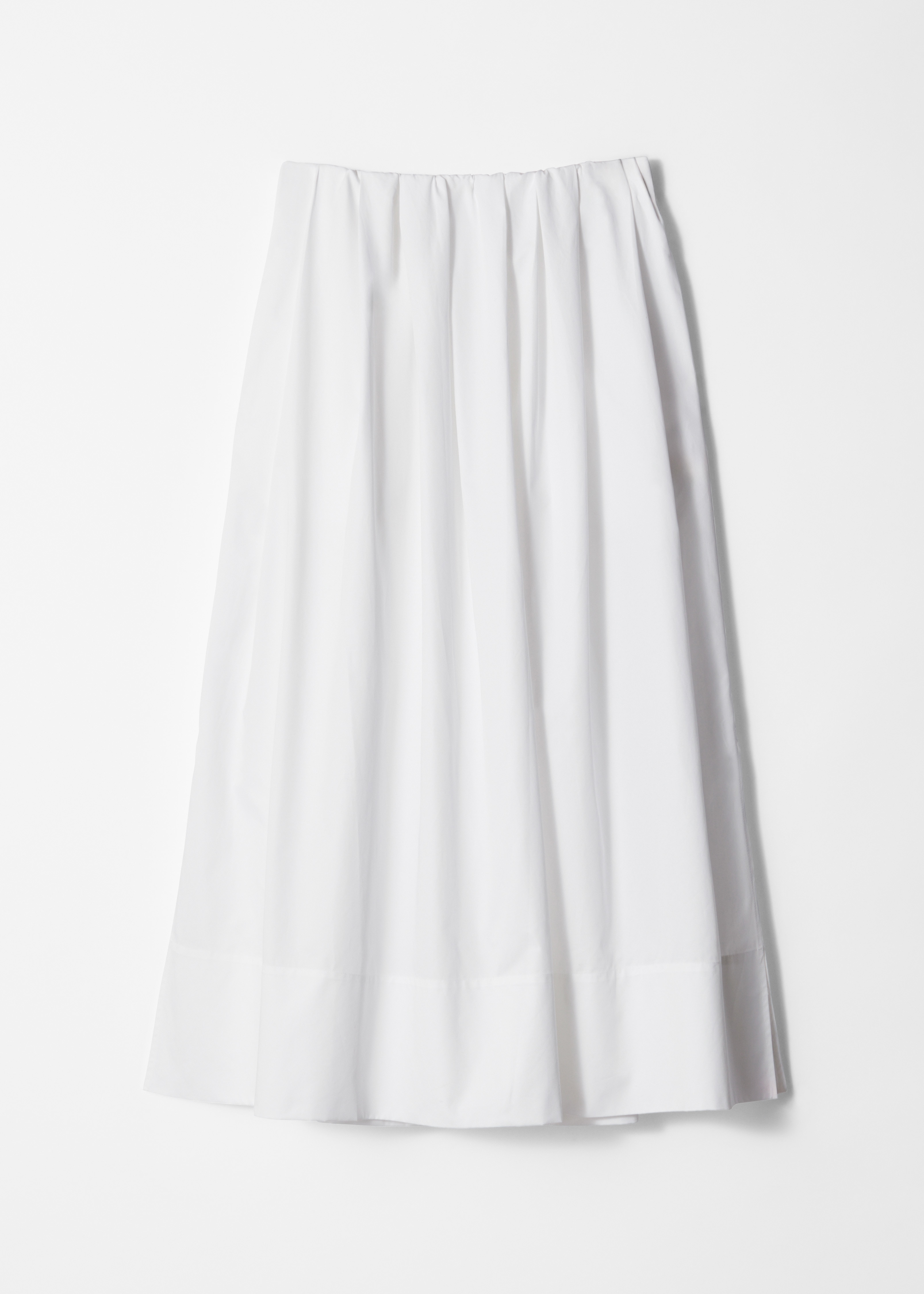 A-lijn midirok - White/Black