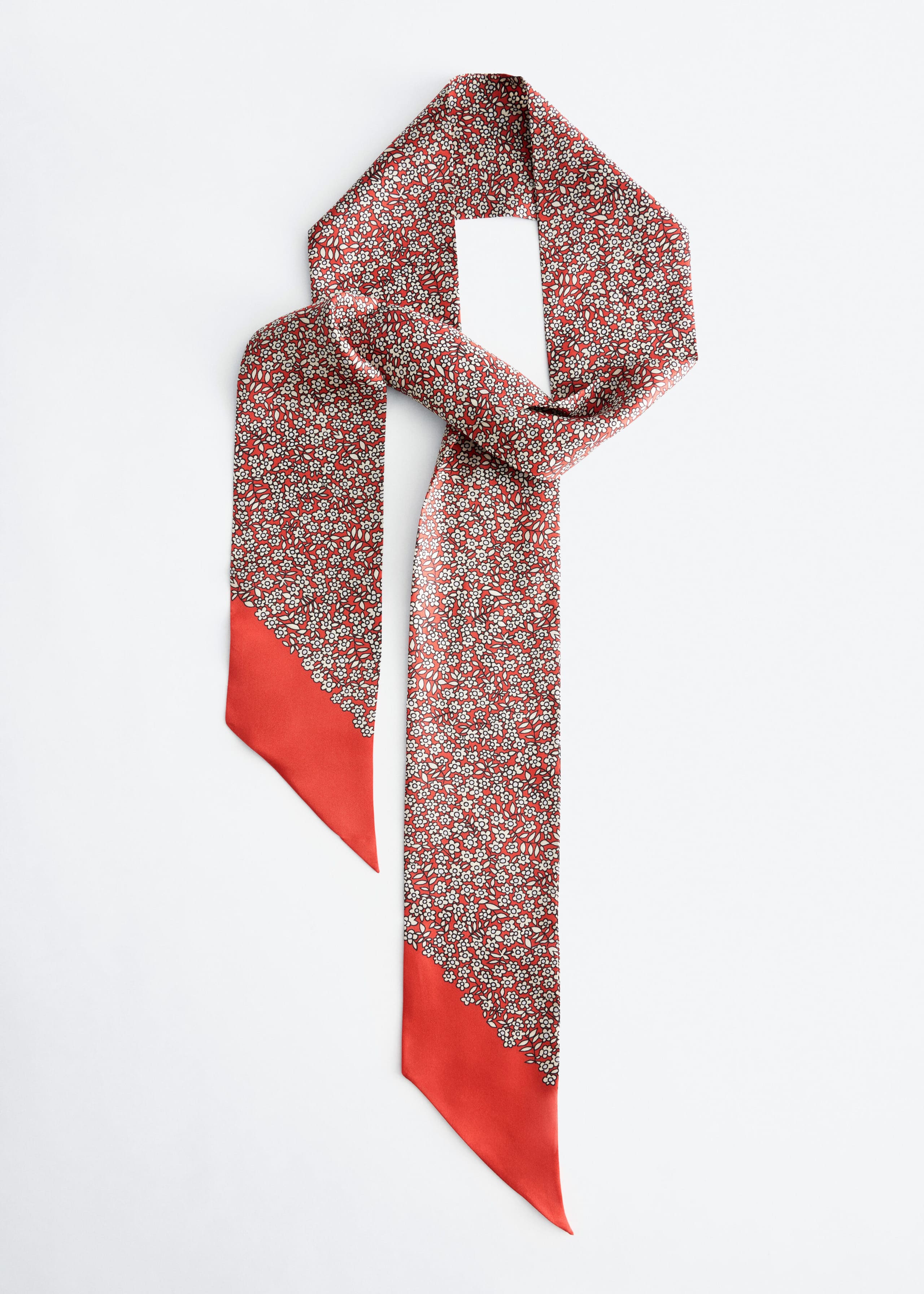 Image of Schmales Seidentuch mit Print