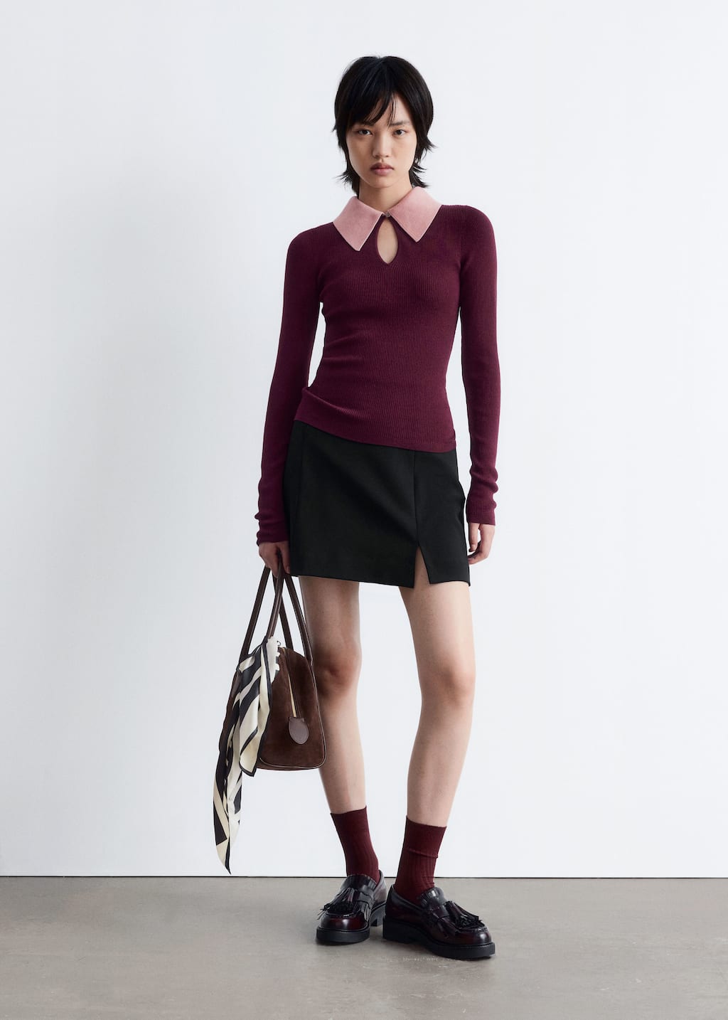 Image of Keyhole Collar Top
