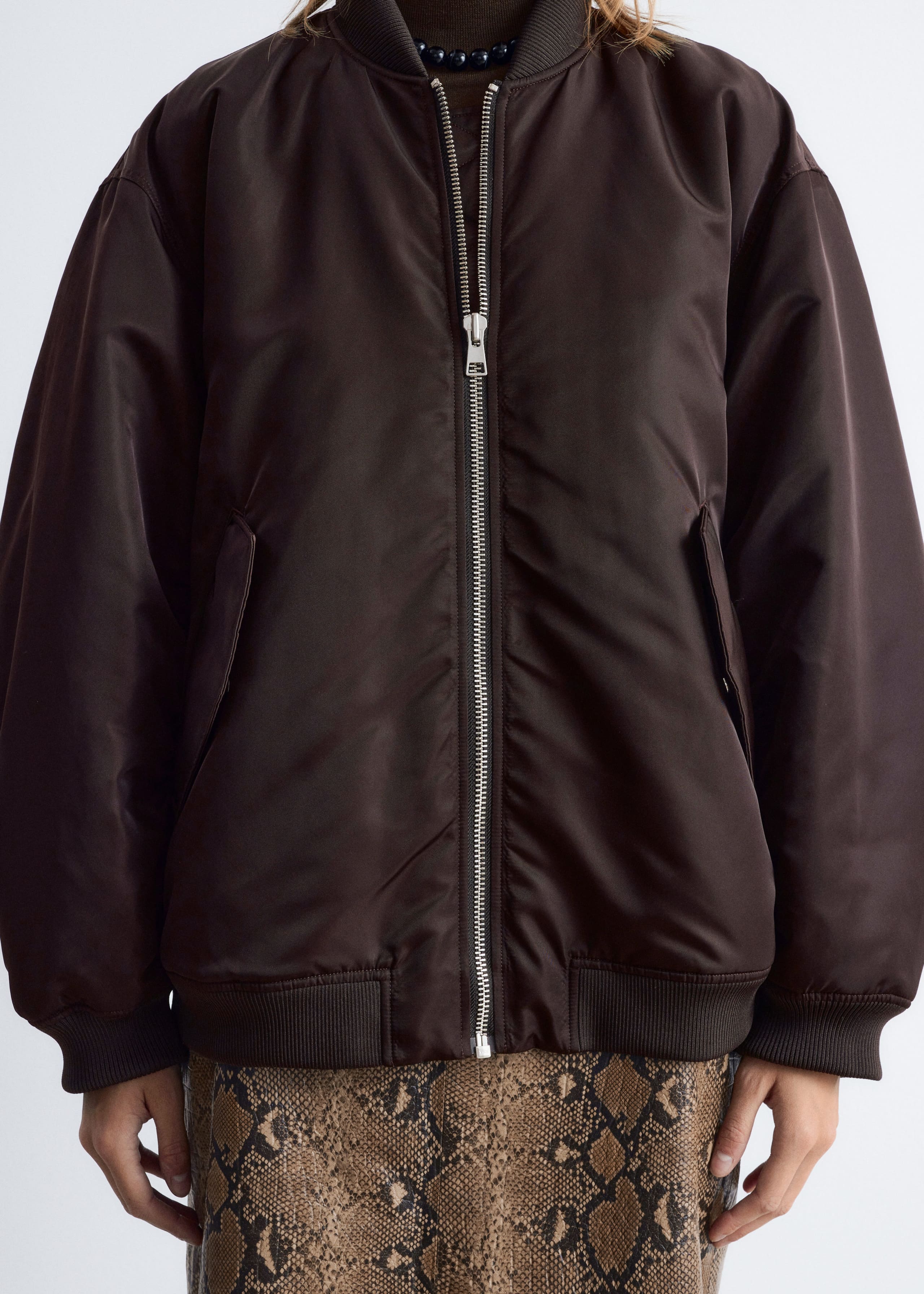Image of Long Bomber Jacket