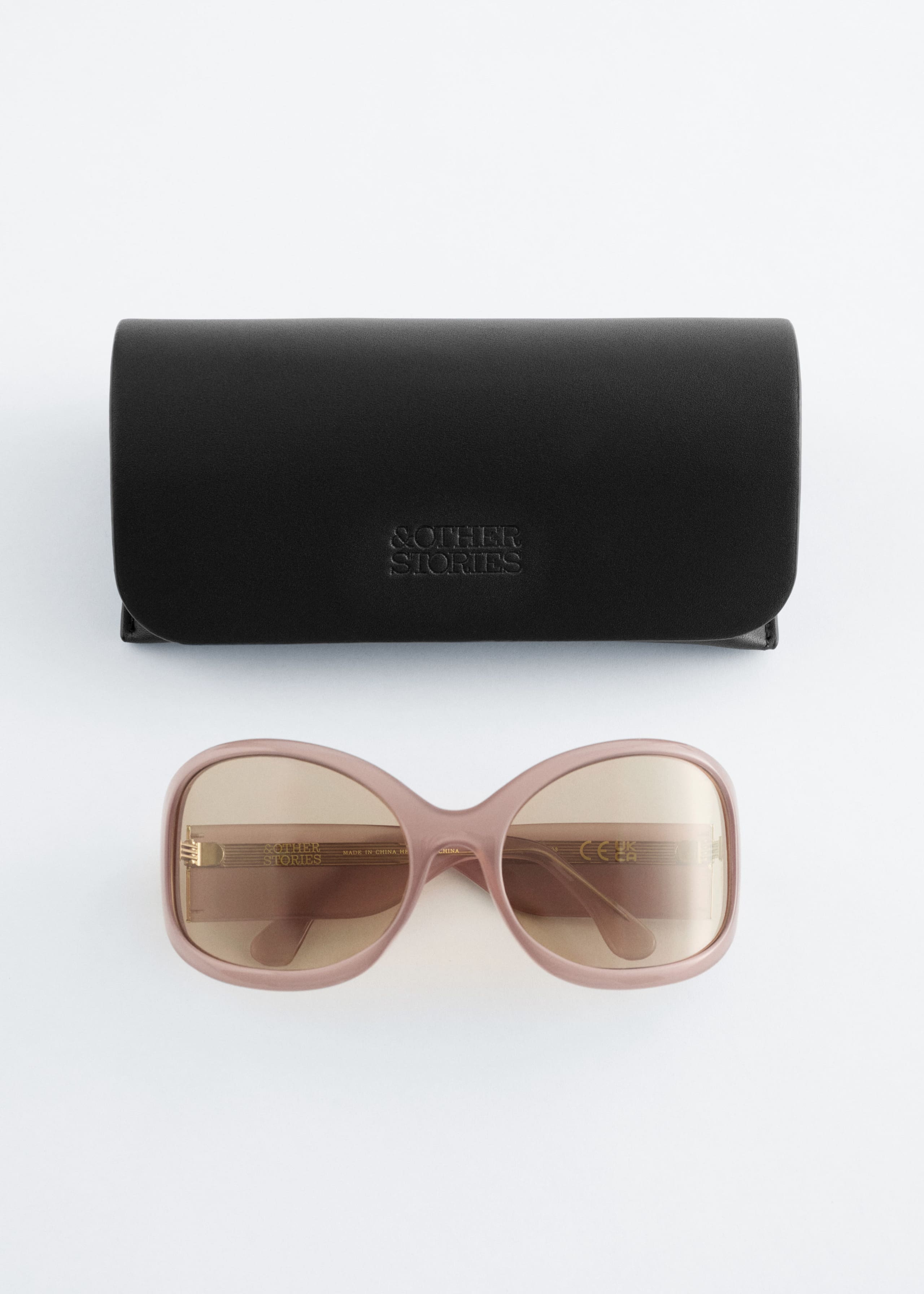 Image of Oversized Oval Frame Sunglasses