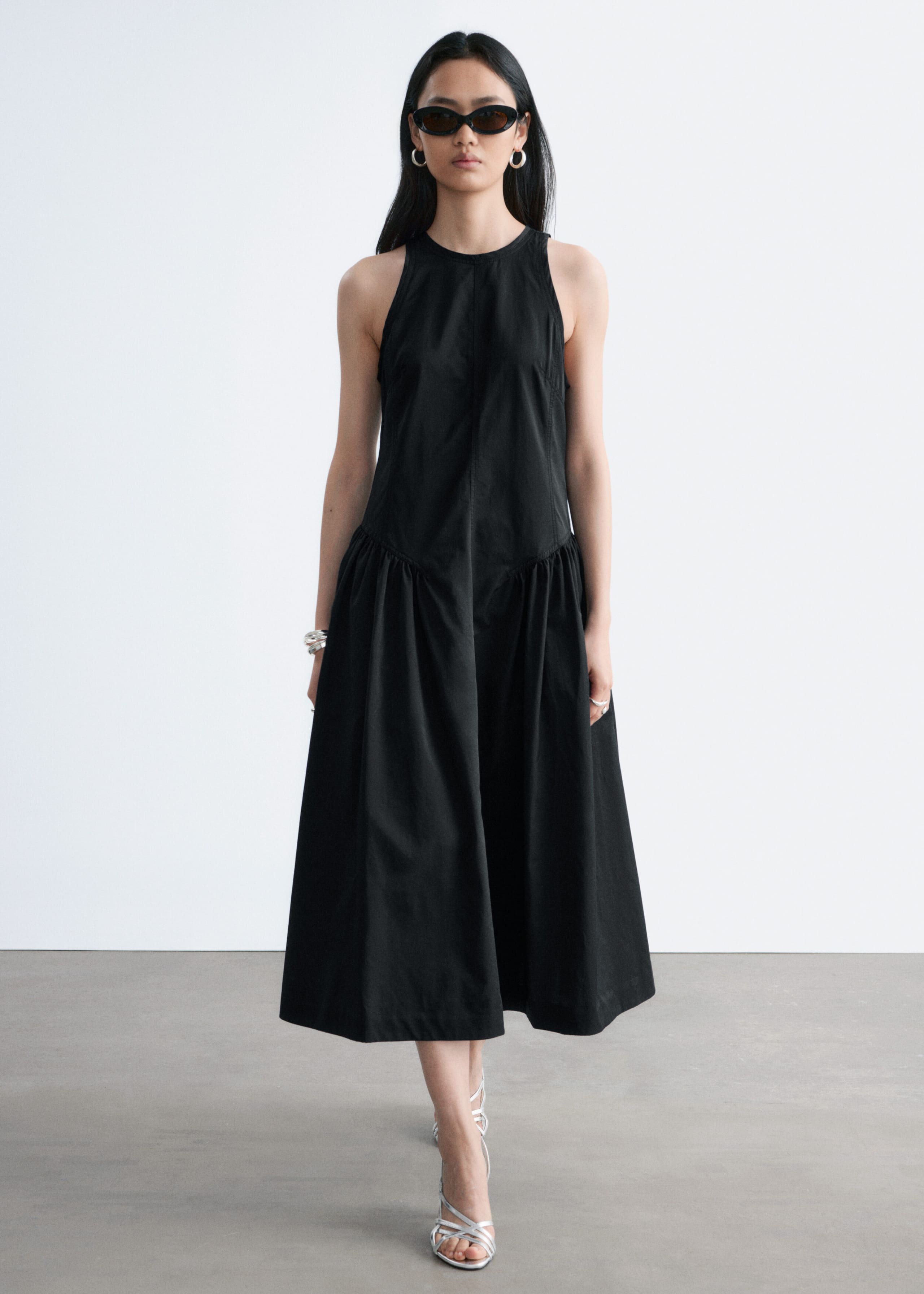 Image of Flared Midi Dress