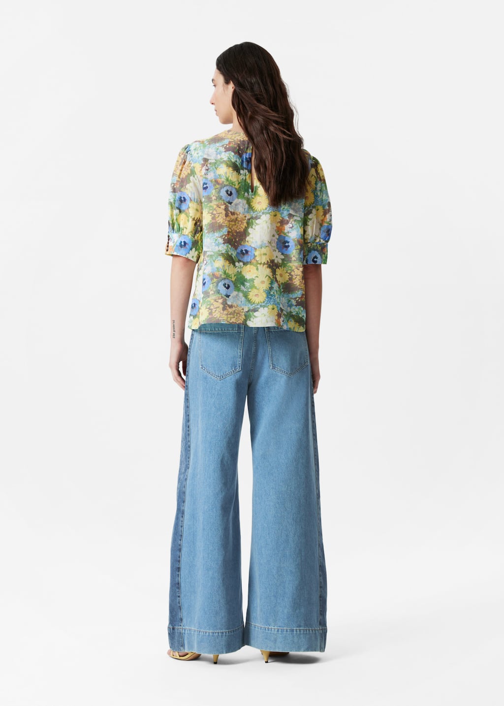 Image of Embroidered Lace Blouse