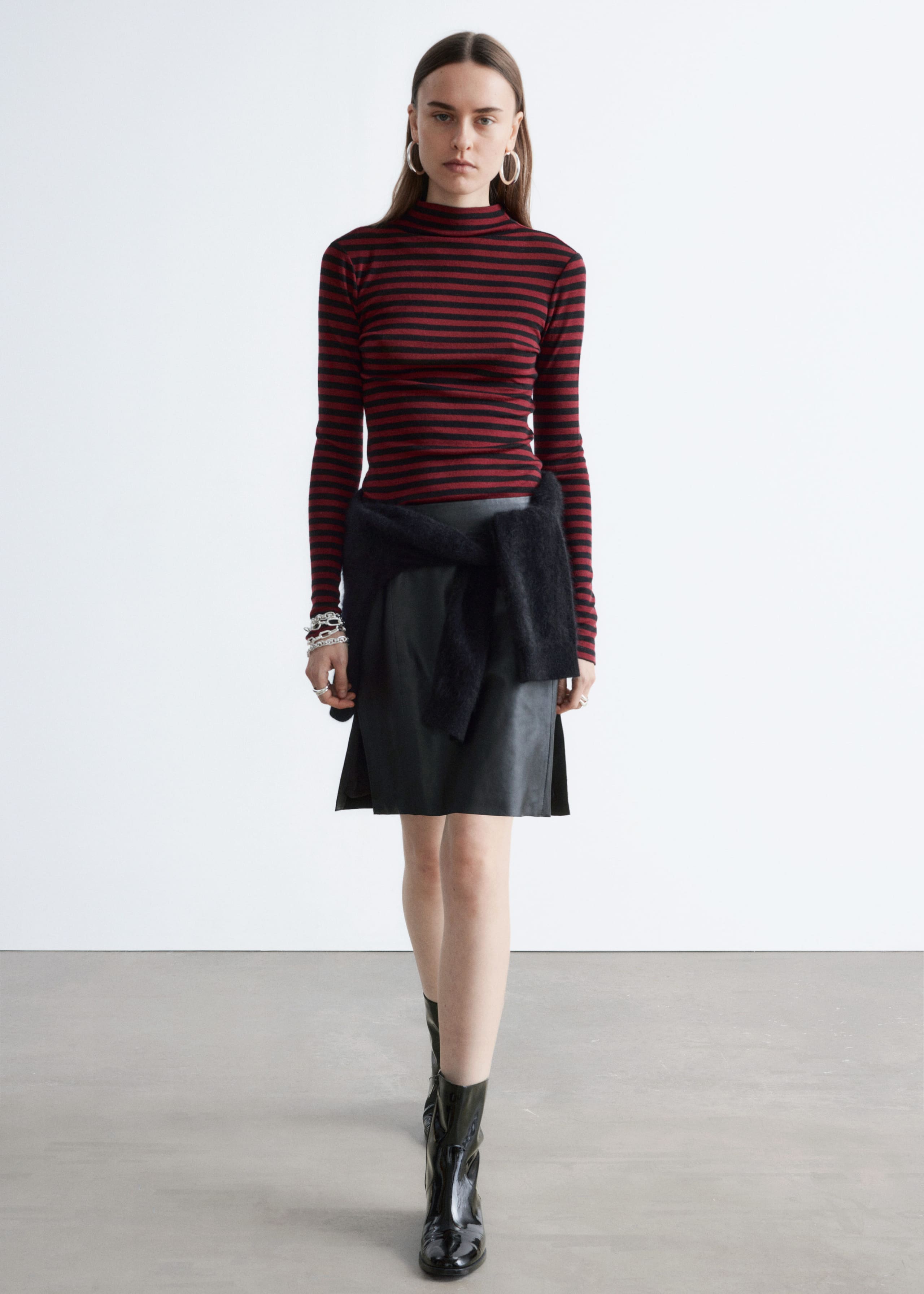 Image of Mock-Neck Top