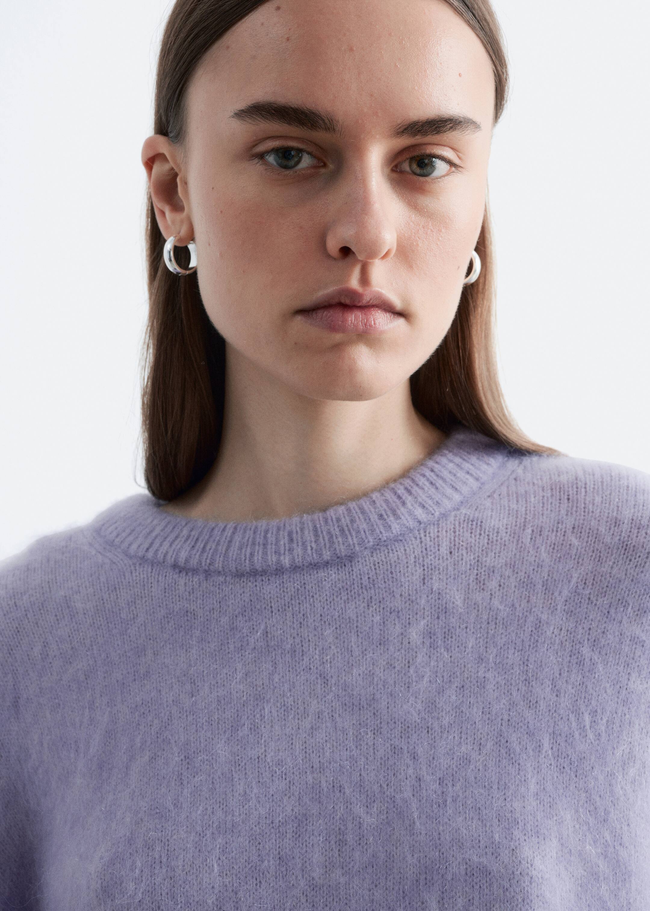 Zobrazit větší obrázek: Oversized svetr z mohérové směsi - Lila - ŽENY | H&M CZ 2