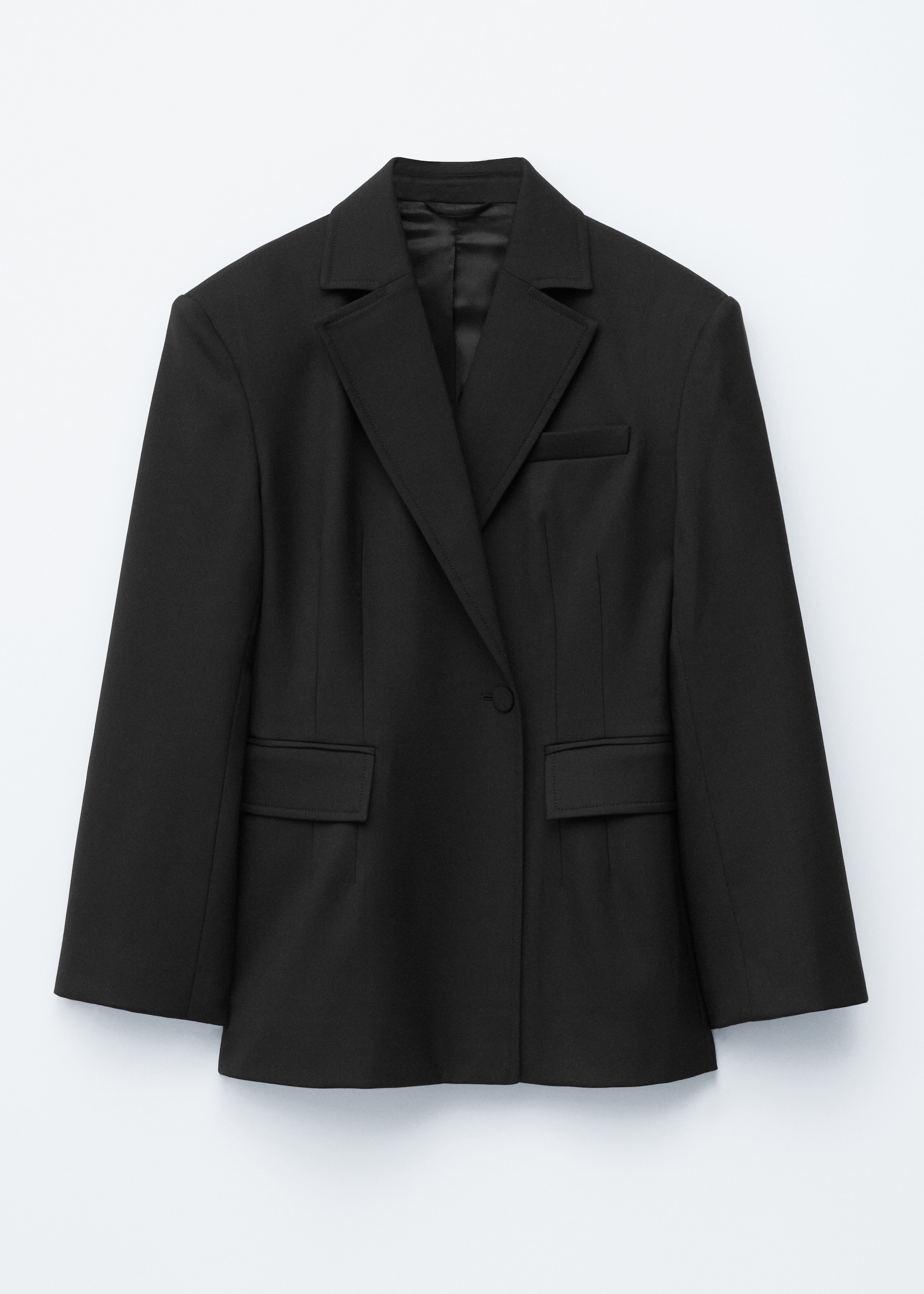 Agrandir l'image: Blazer croisé en laine - Noir - FEMME | H&M FR 7