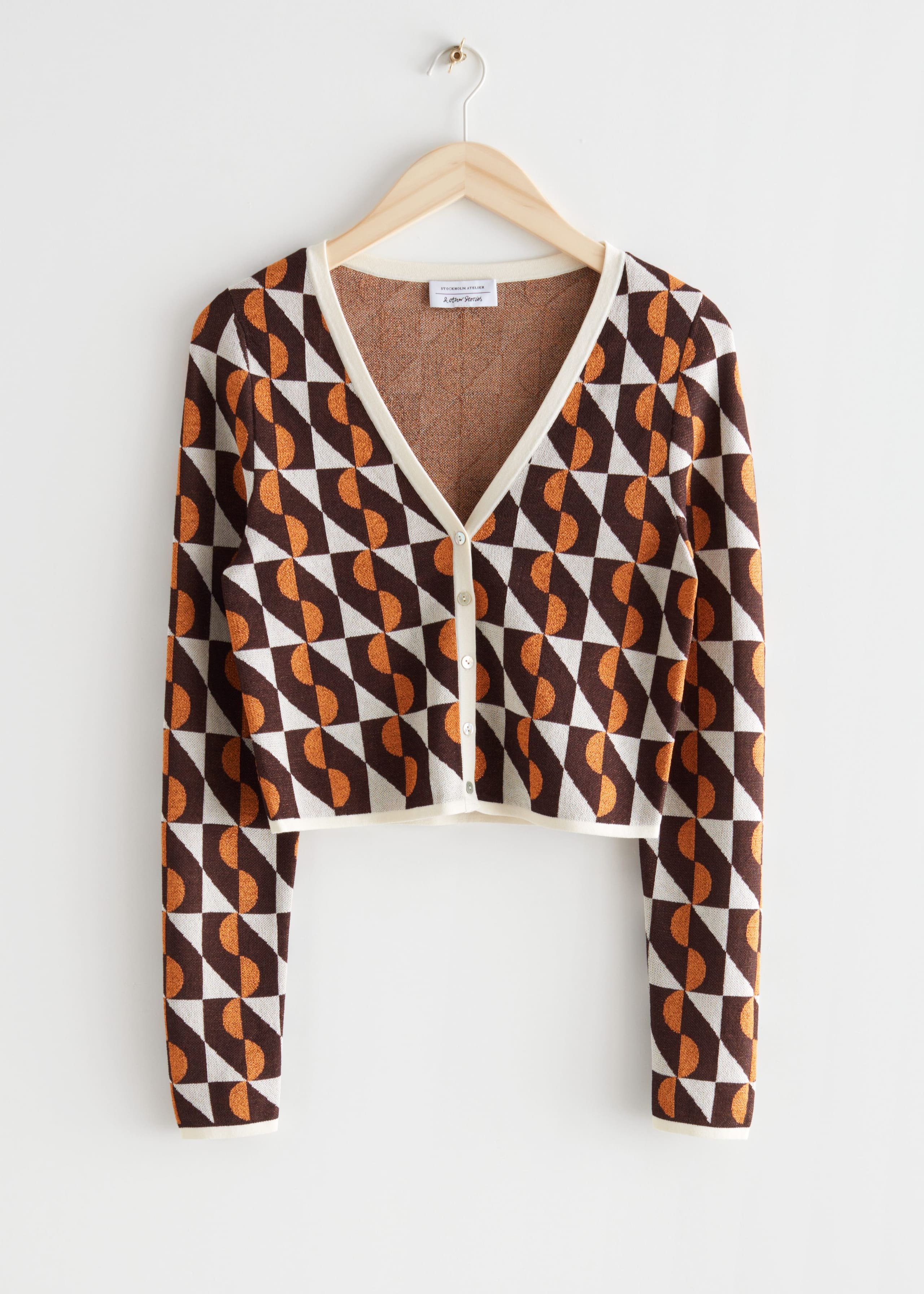 Fitted Knit Cardigan - Cream - Still Life