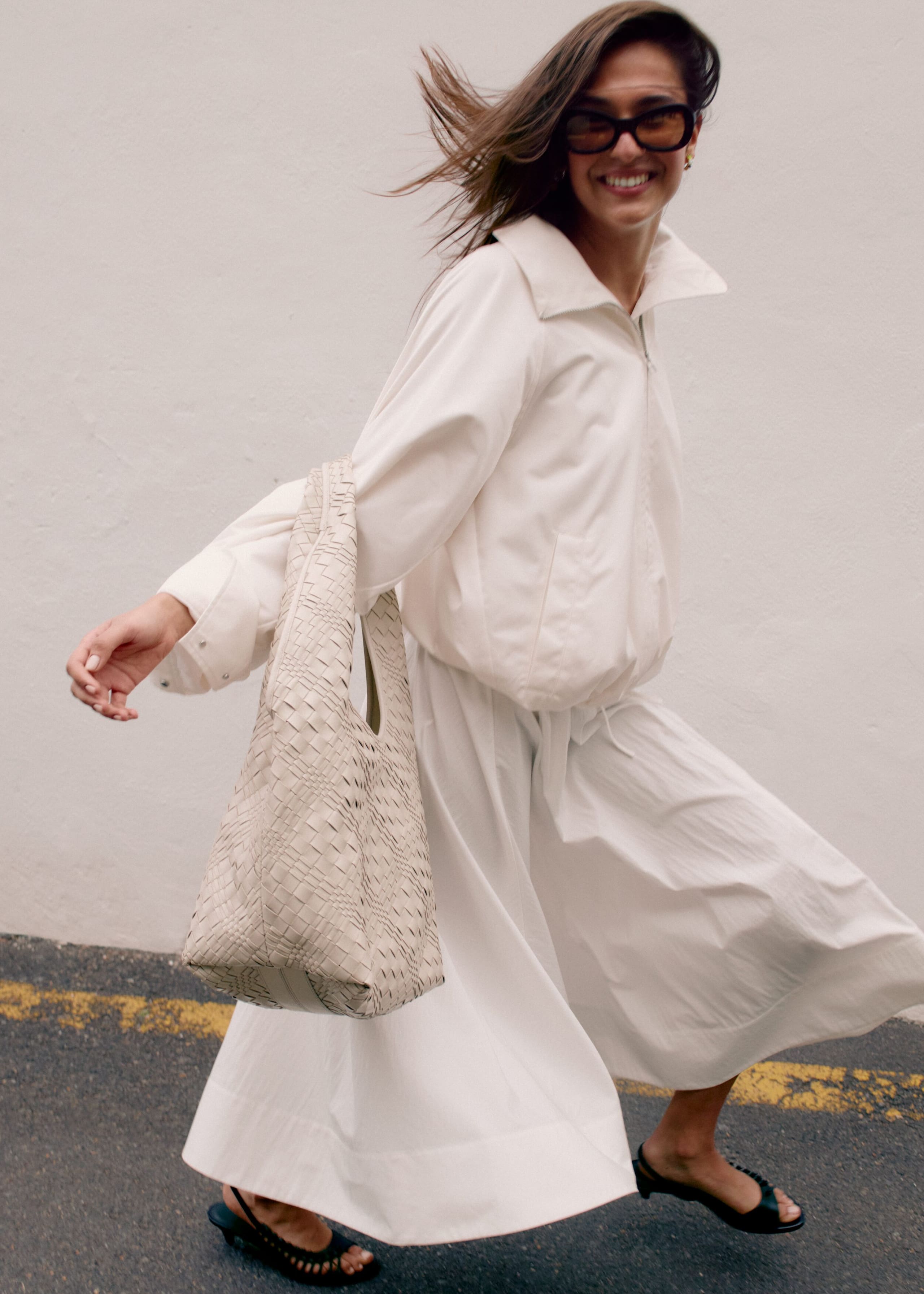 Image of Rynkad a-linjeskuren maxikjol