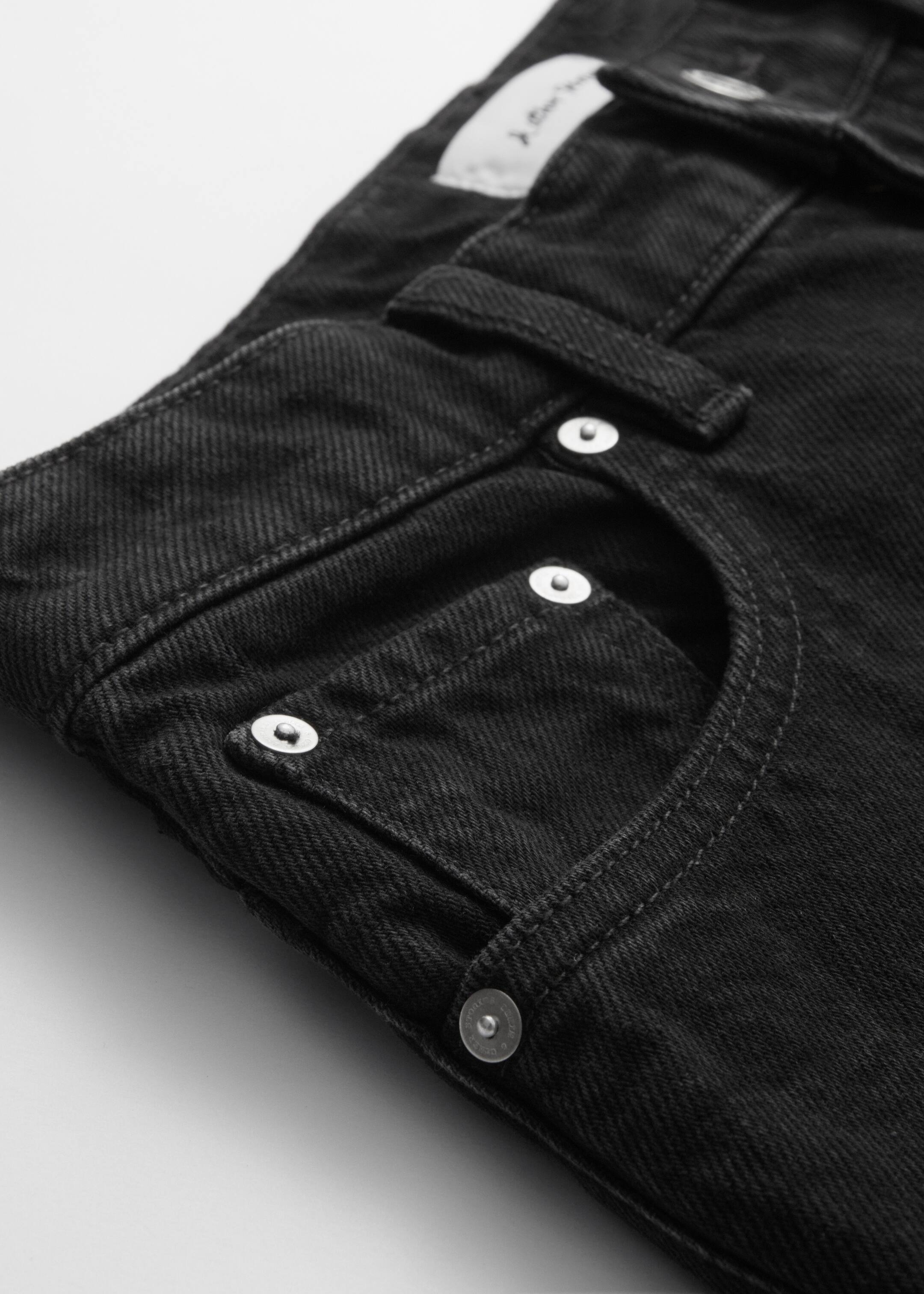 Ingrandisci l'immagine: Wide-Leg Denim Shorts - Black - DONNA | H&M CH 8