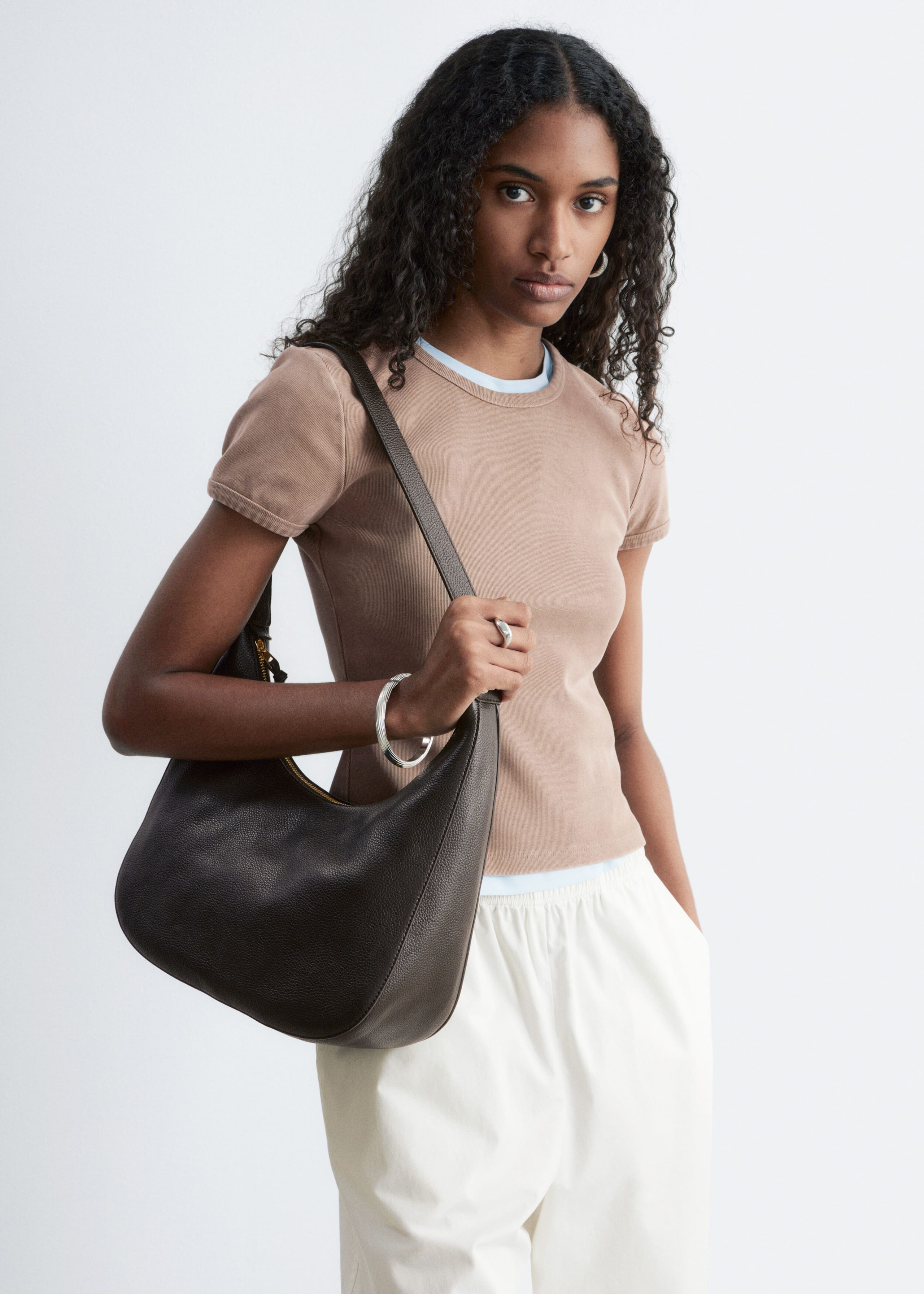 Image of T-shirt ajusté en jersey