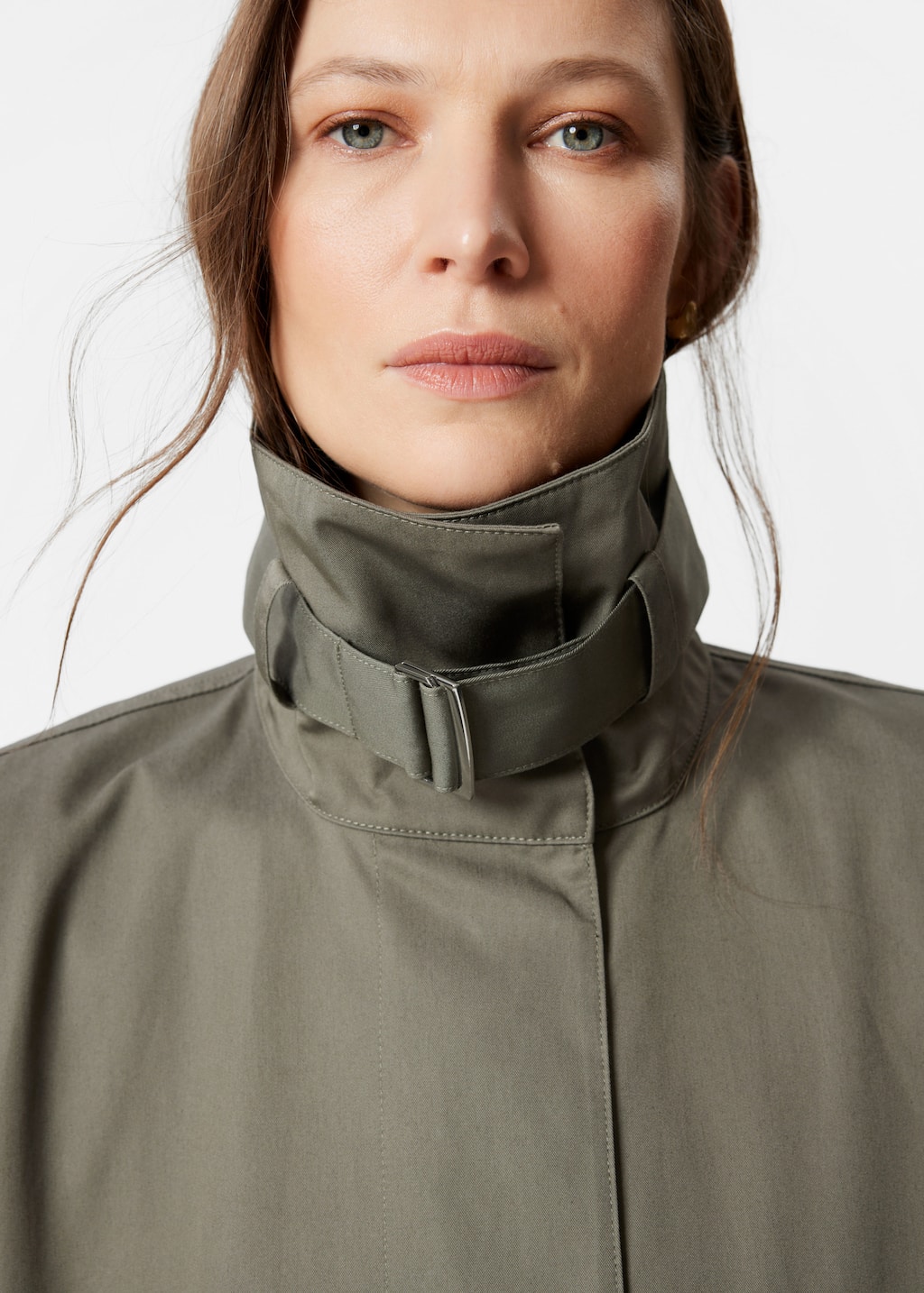 Image of A-Linien-Jacke mit Tunnelkragen