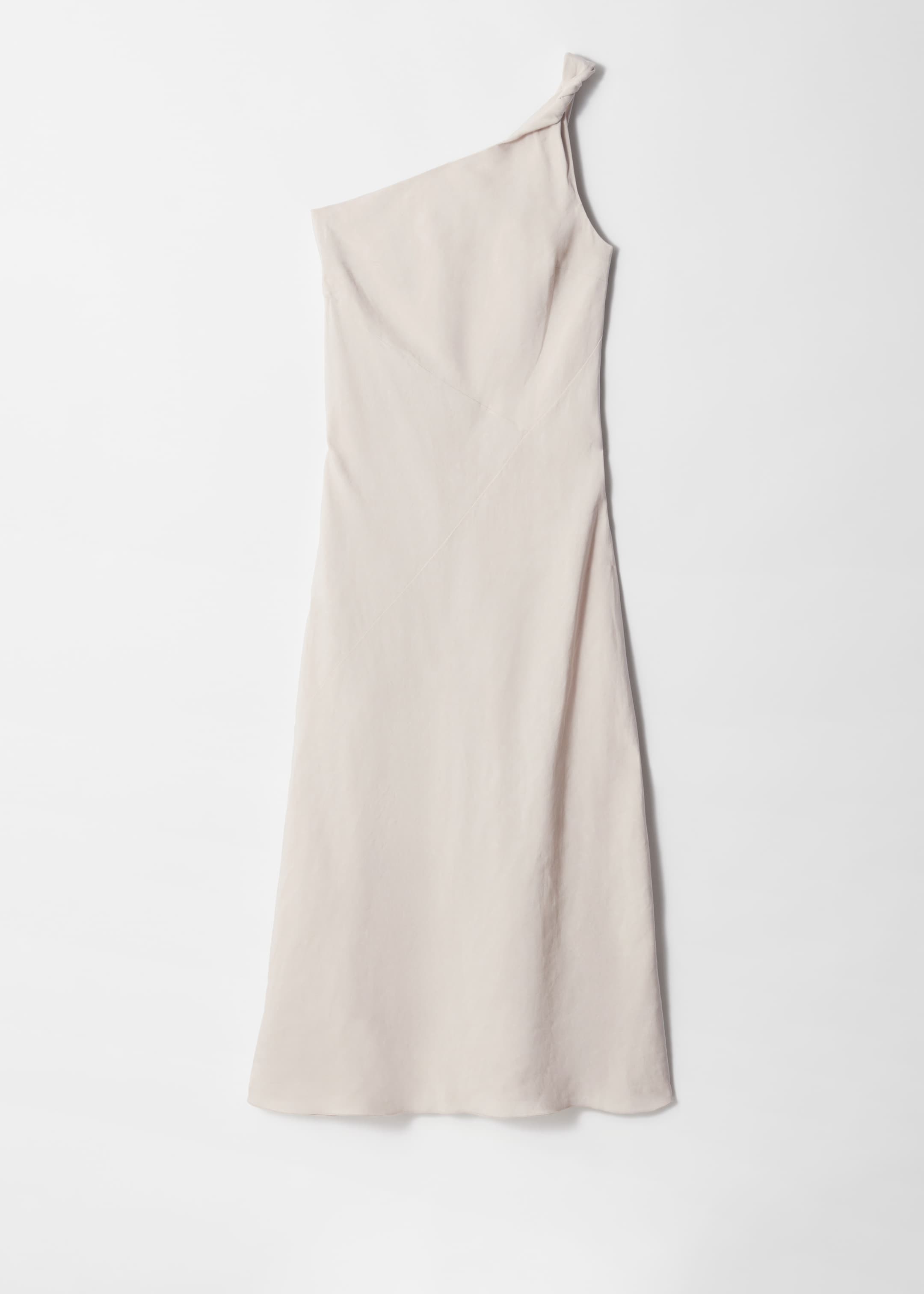 Visualizza immagine più grande: Abito midi monospalla - Beige - DONNA | H&M IT 5