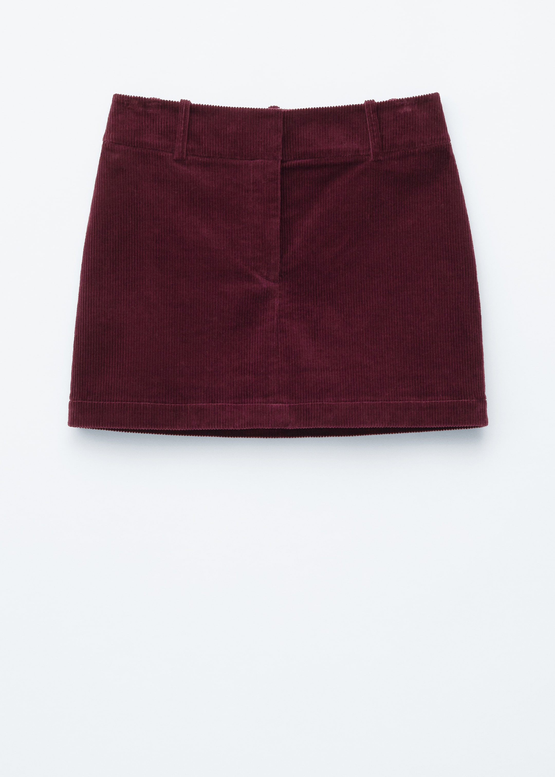 View larger image: Corduroy Mini Skirt - Dark Red - Ladies | H&M GB 6