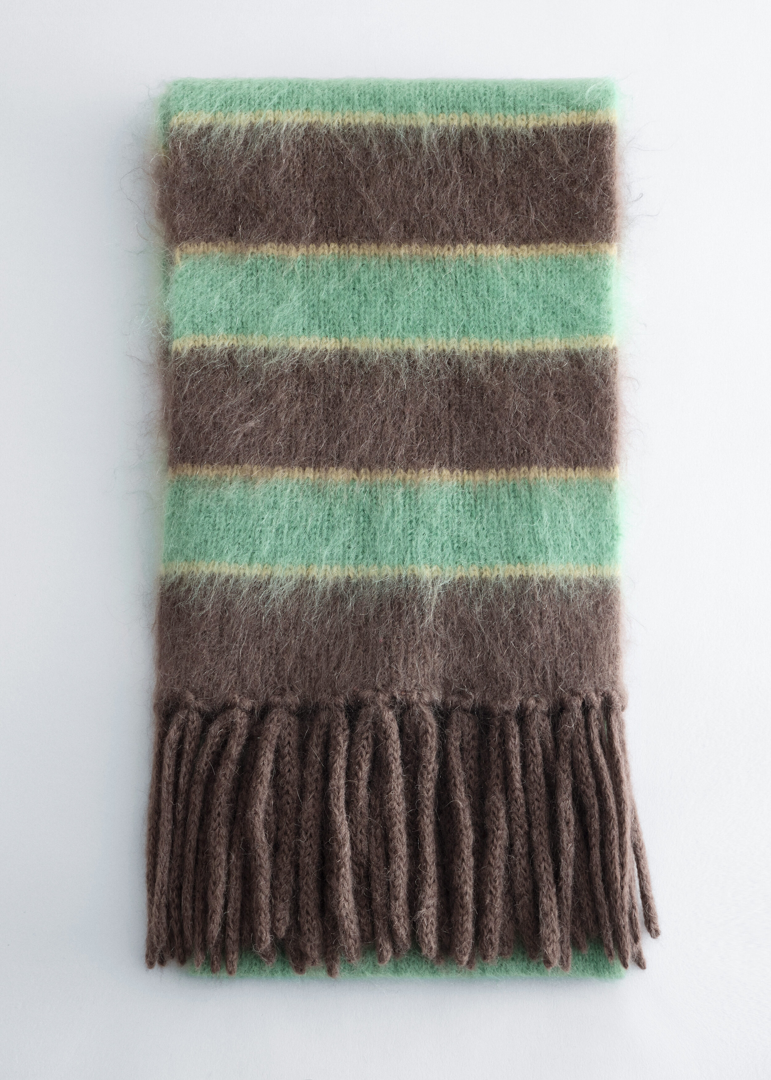 Mohair Wool Fringe Scarf by & Other Stories