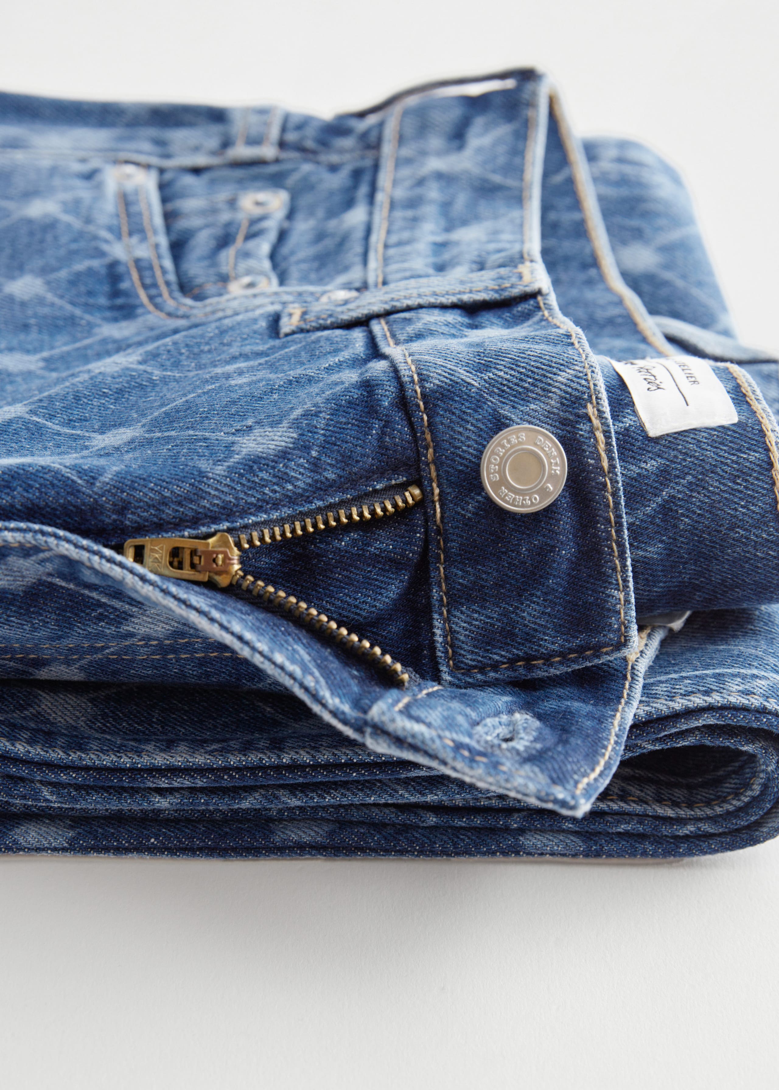 Image of Distressed Flared Jeans