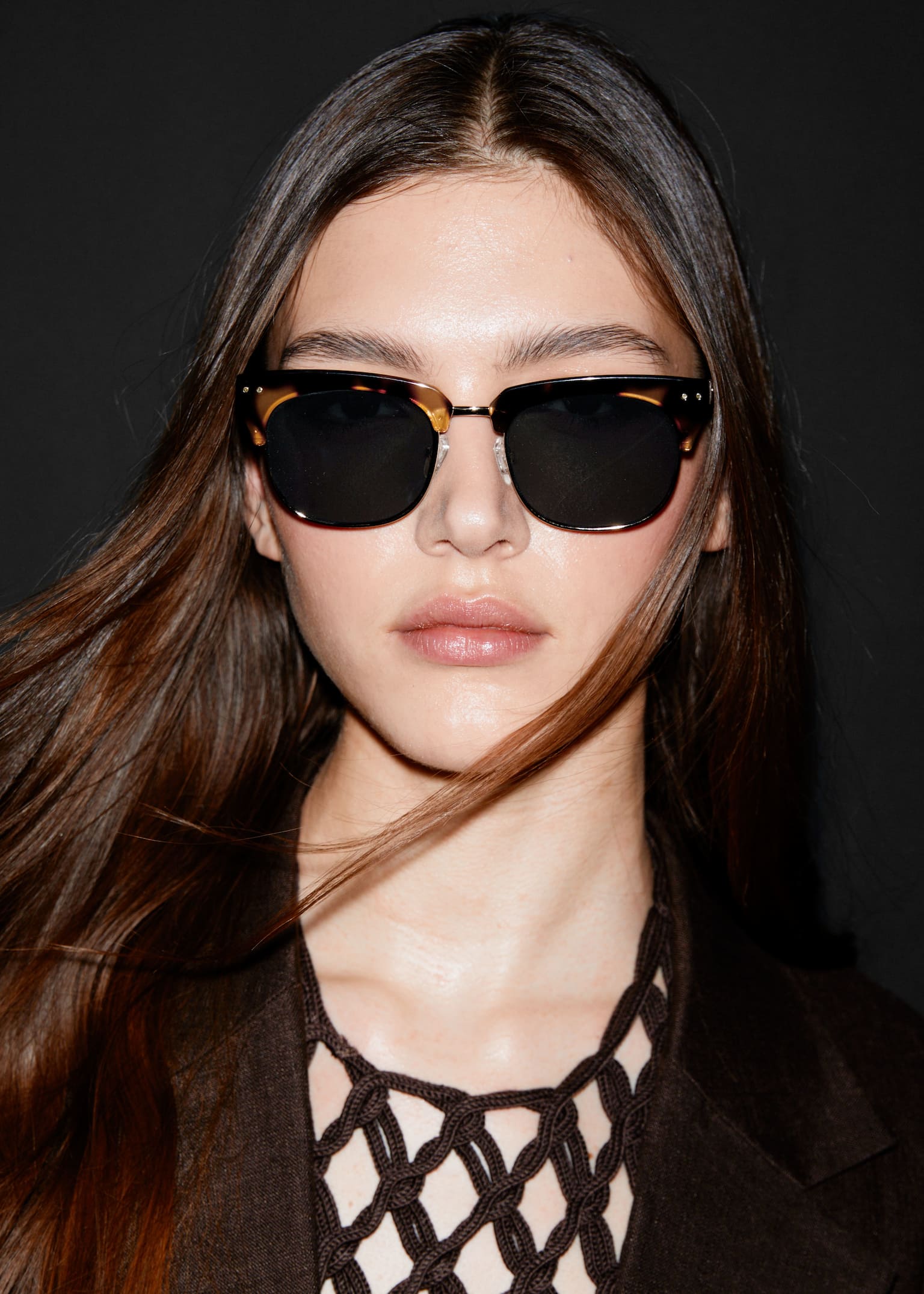 Classic D-Frame Sunglasses - Tortoise/Fekete