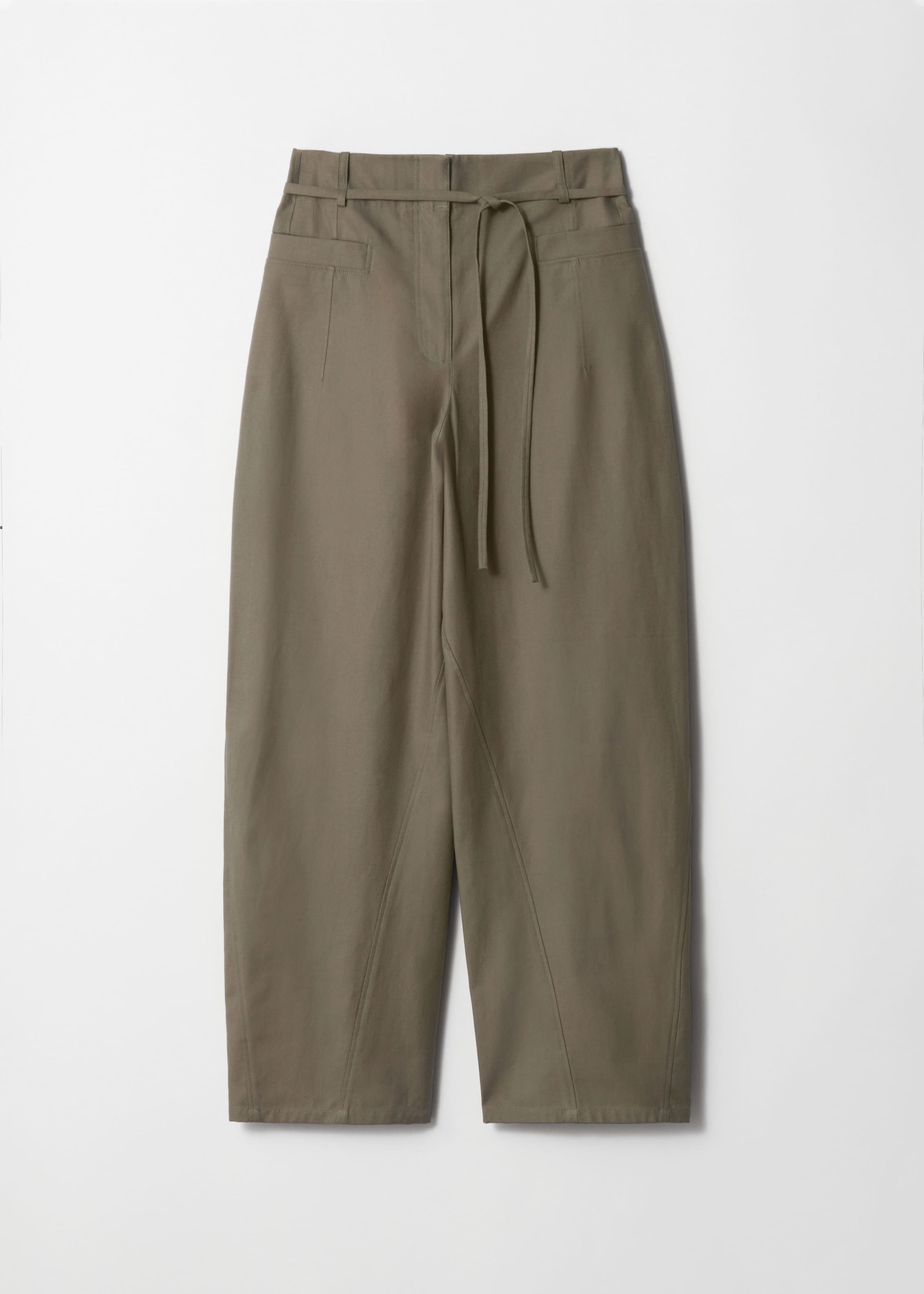 Pantaloni barrel - Kaki - Natura morta