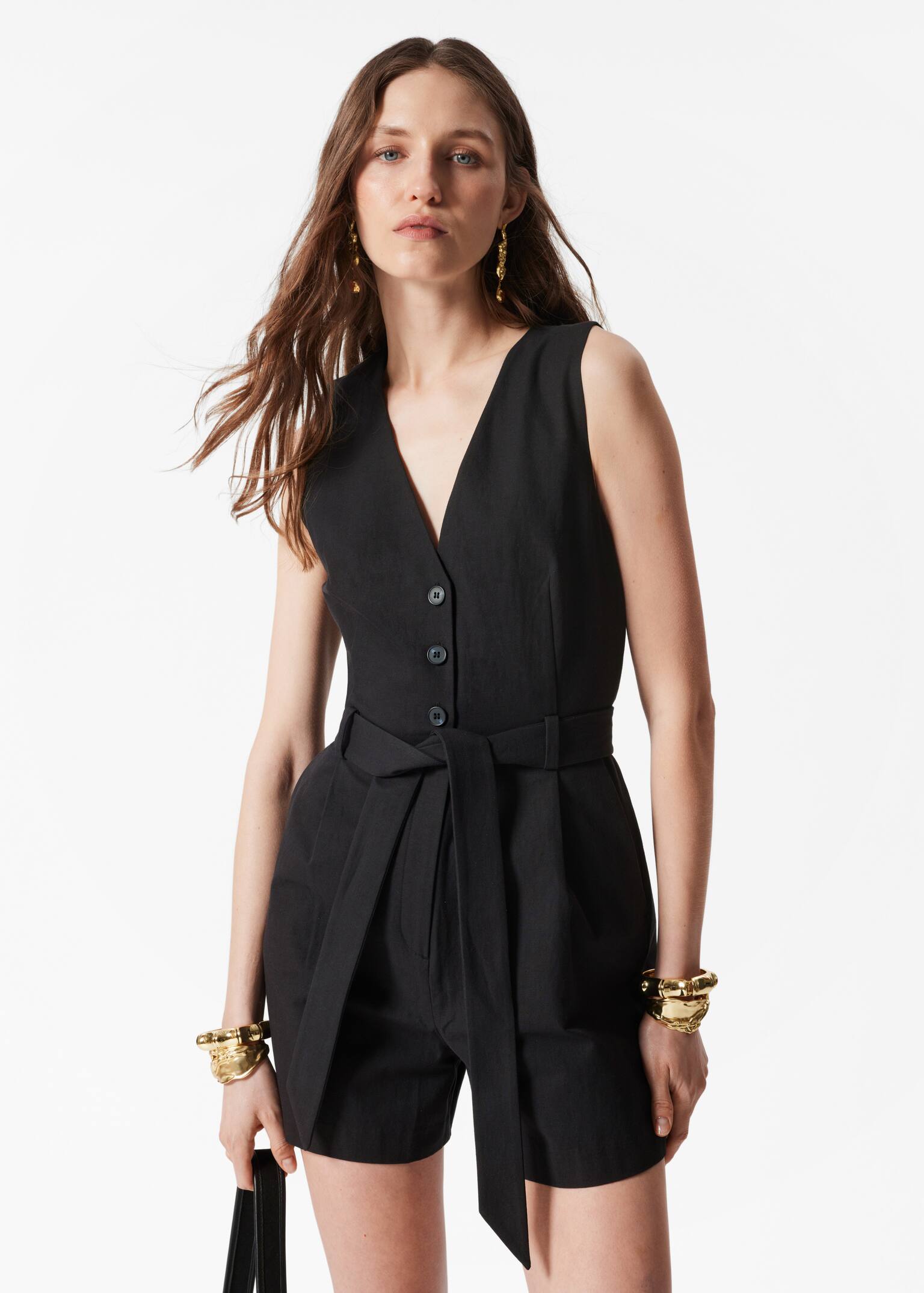 Mono sastre - Negro/Blanco - 3