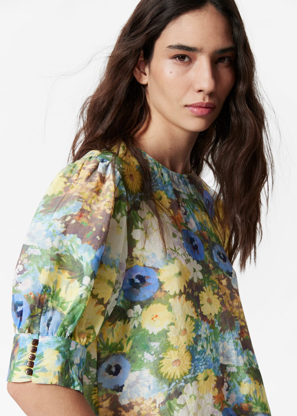 Image of Embroidered Lace Blouse