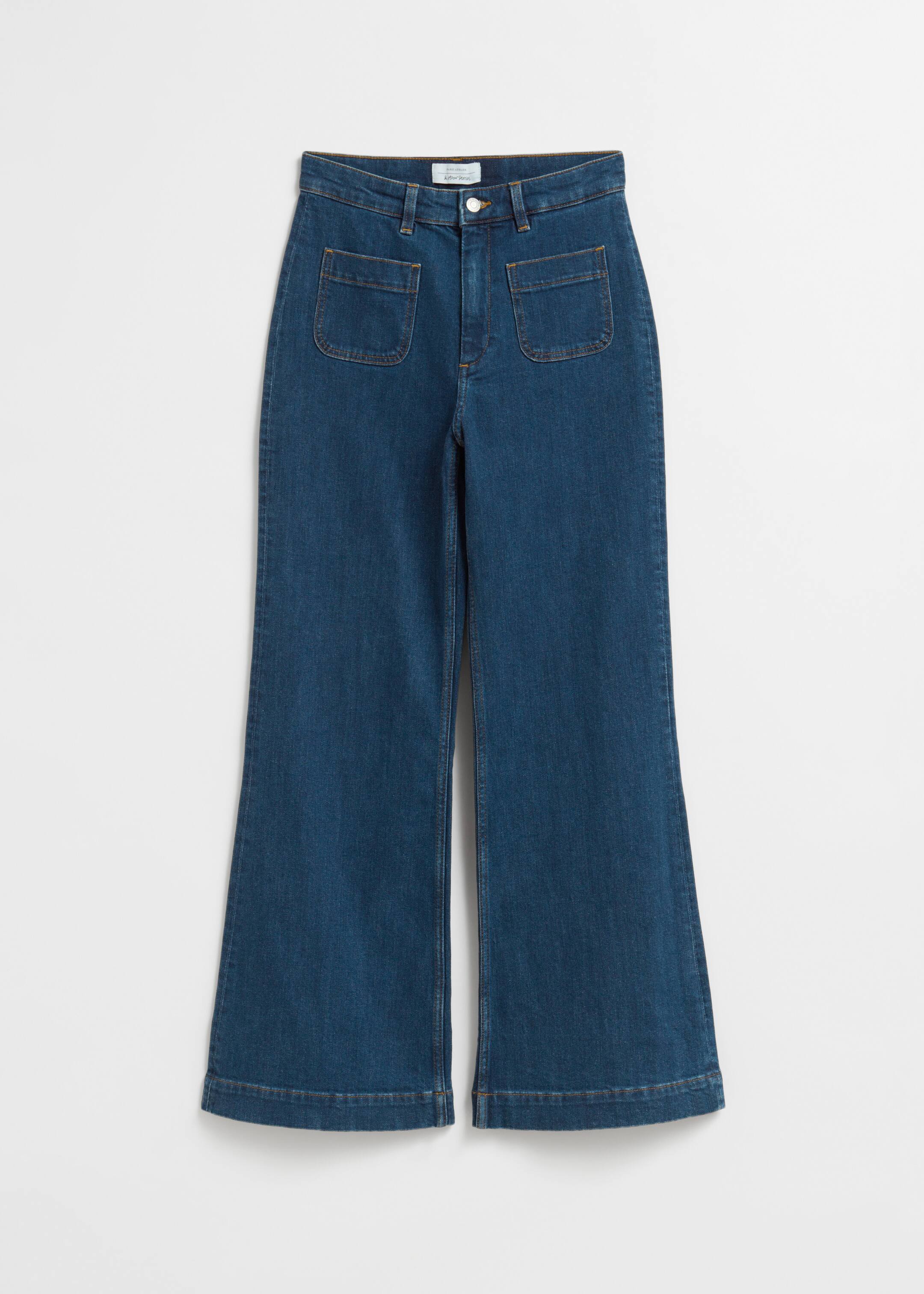 Visa större bild: Utsvängda jeans - New blue - DAM | H&M SE 6