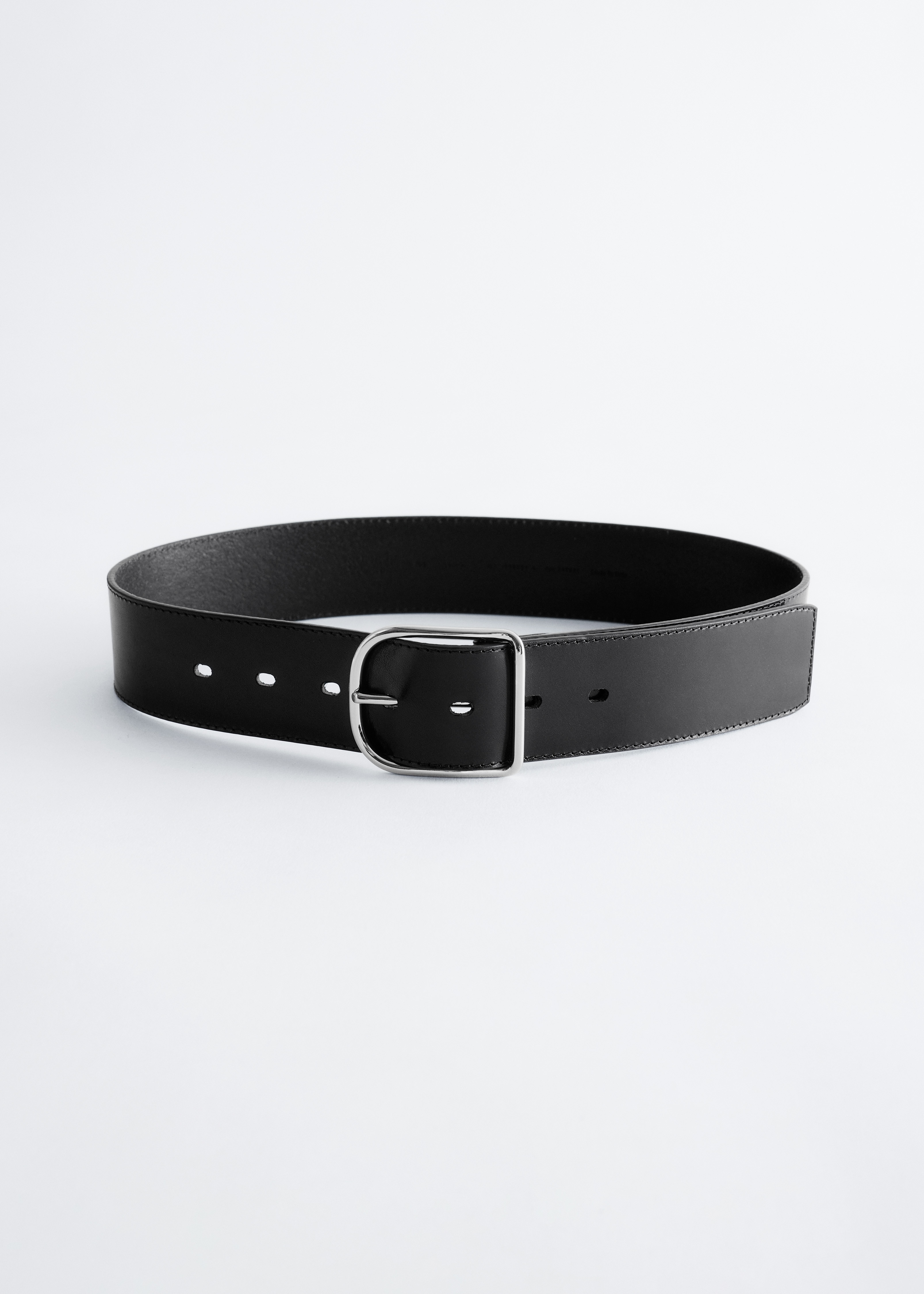 Classic Leather Belt - Black