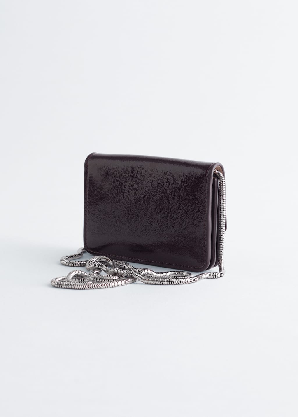 Image of Crossbody-korthållare i läder