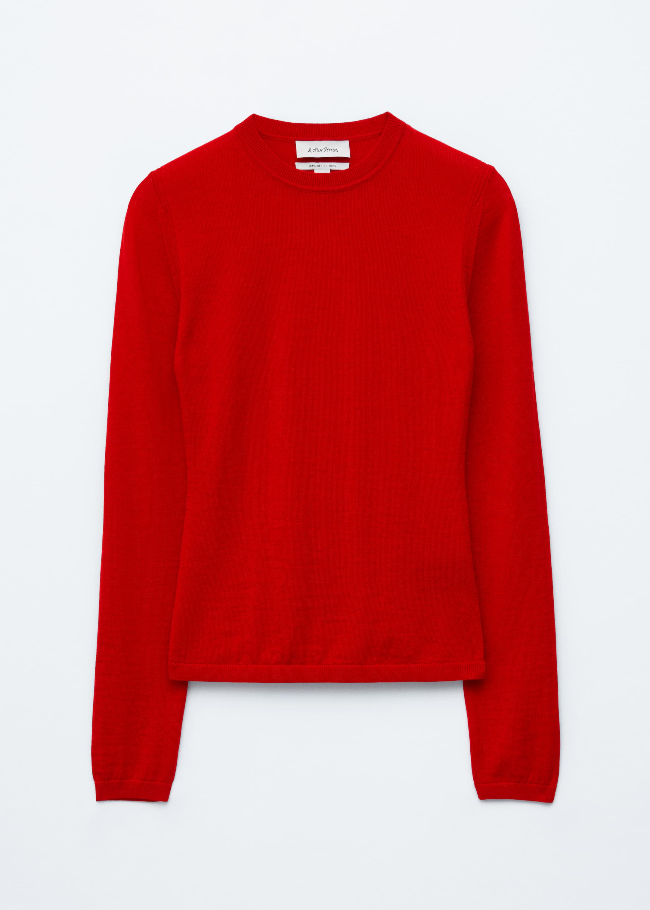 Visualizza immagine più grande: Maglia in lana a maniche lunghe - Rosso - DONNA | H&M IT 1