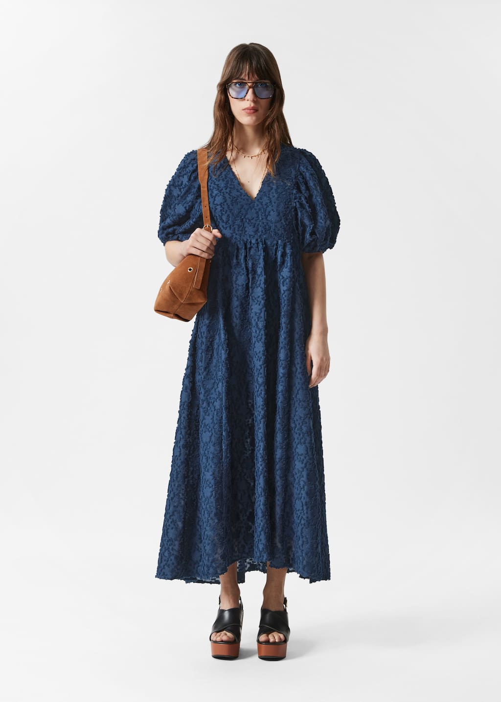 Image of Maxikleid mit Puffärmeln