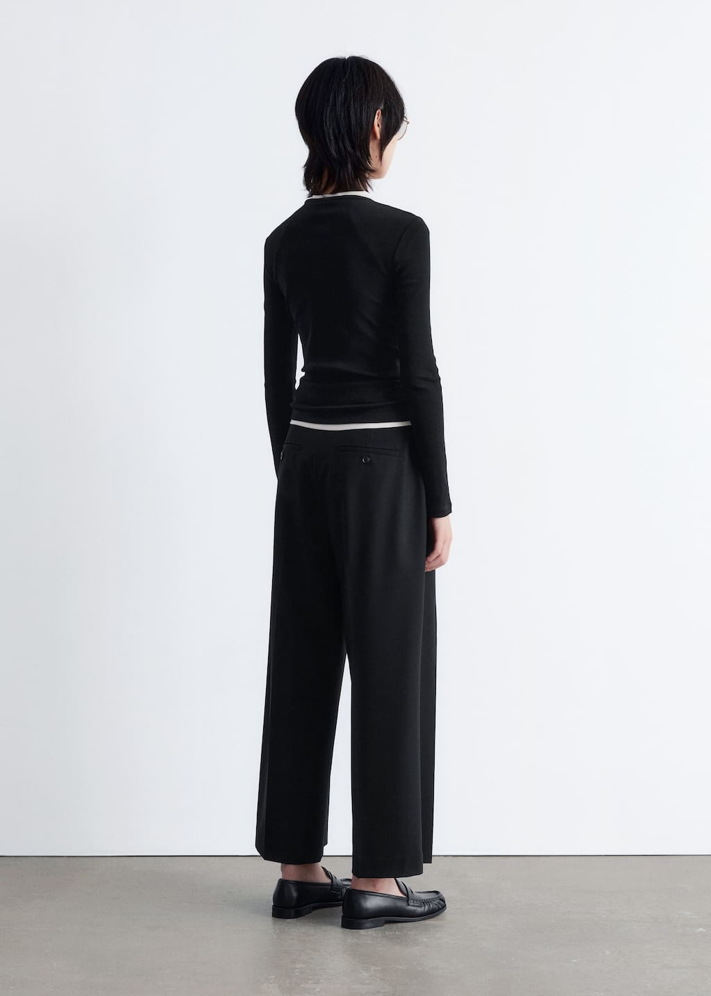 Image of Geripptes Langarmshirt