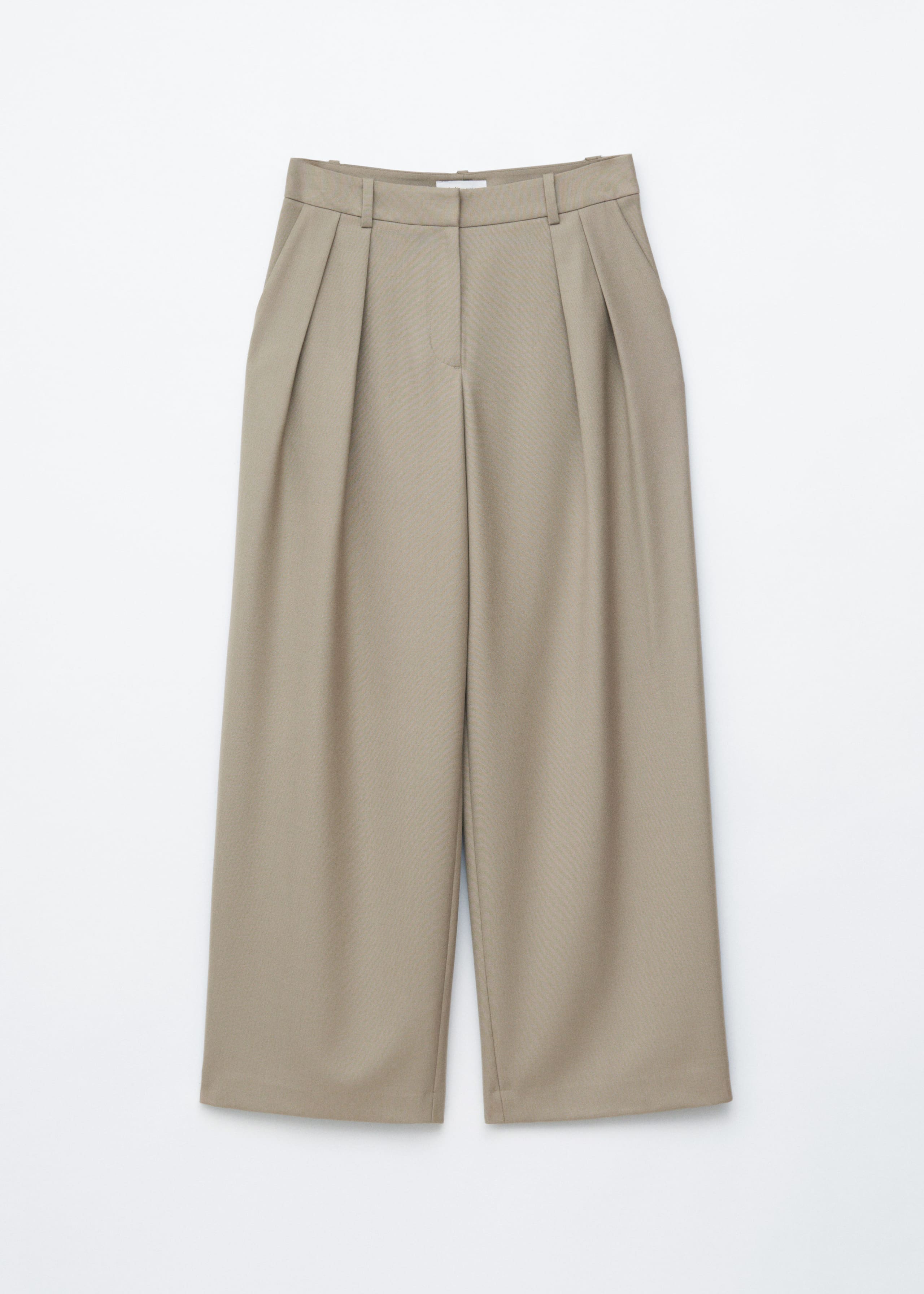 Wool-Blend Tailored Trousers - Black - Still Life