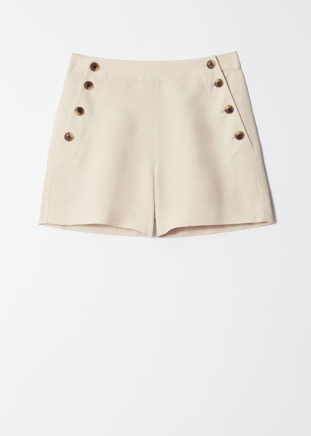 Image of Buttoned Sailor Shorts