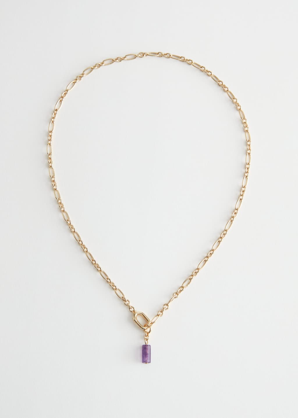 Chainpendantnecklace - Purple - Natura morta