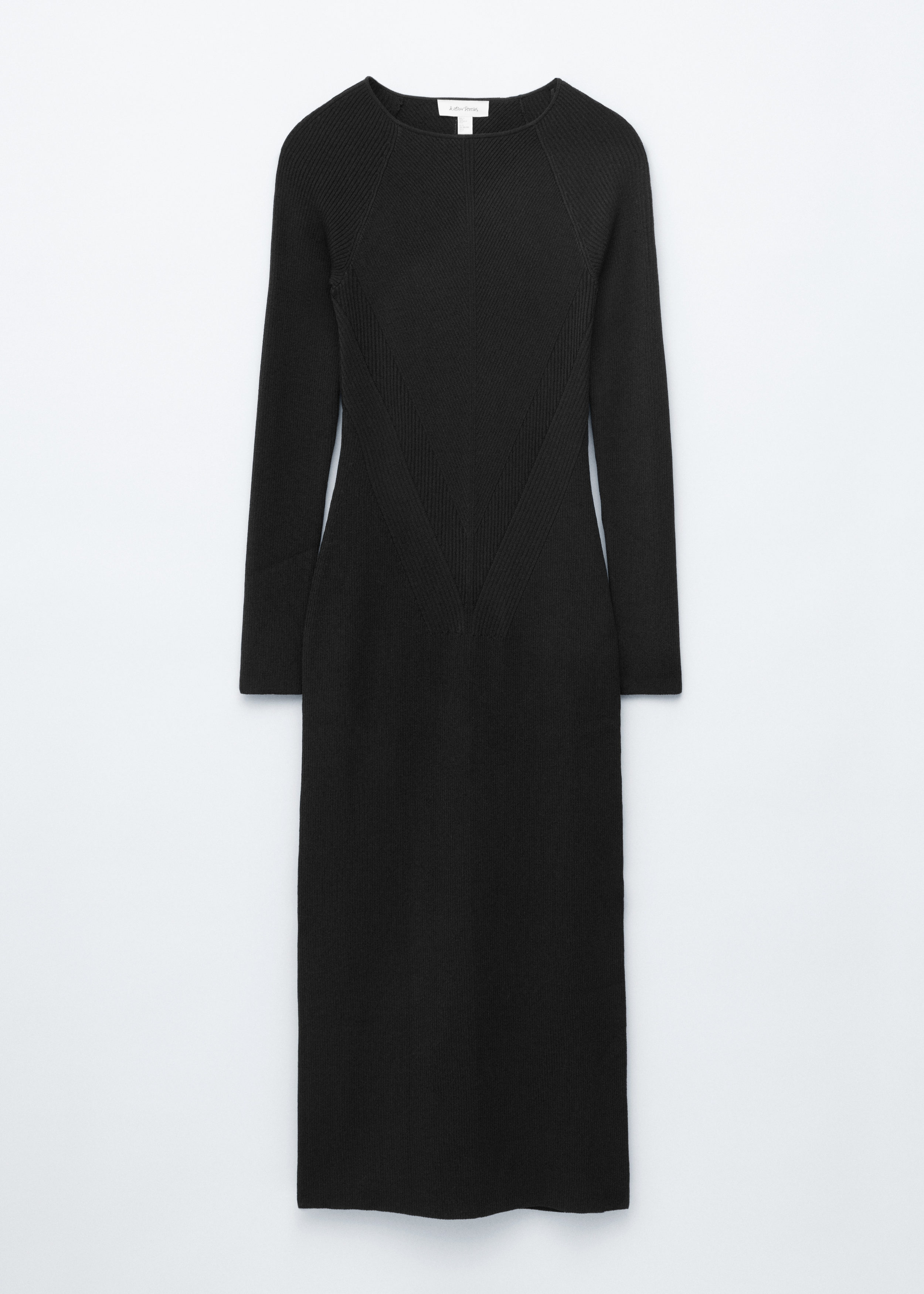 ワンピース Isaline Long Knit Dress black S LONG BLACK KNITTED DRESS - KAOÂ