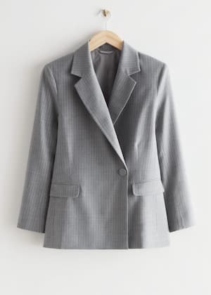 Grey Pinstripe