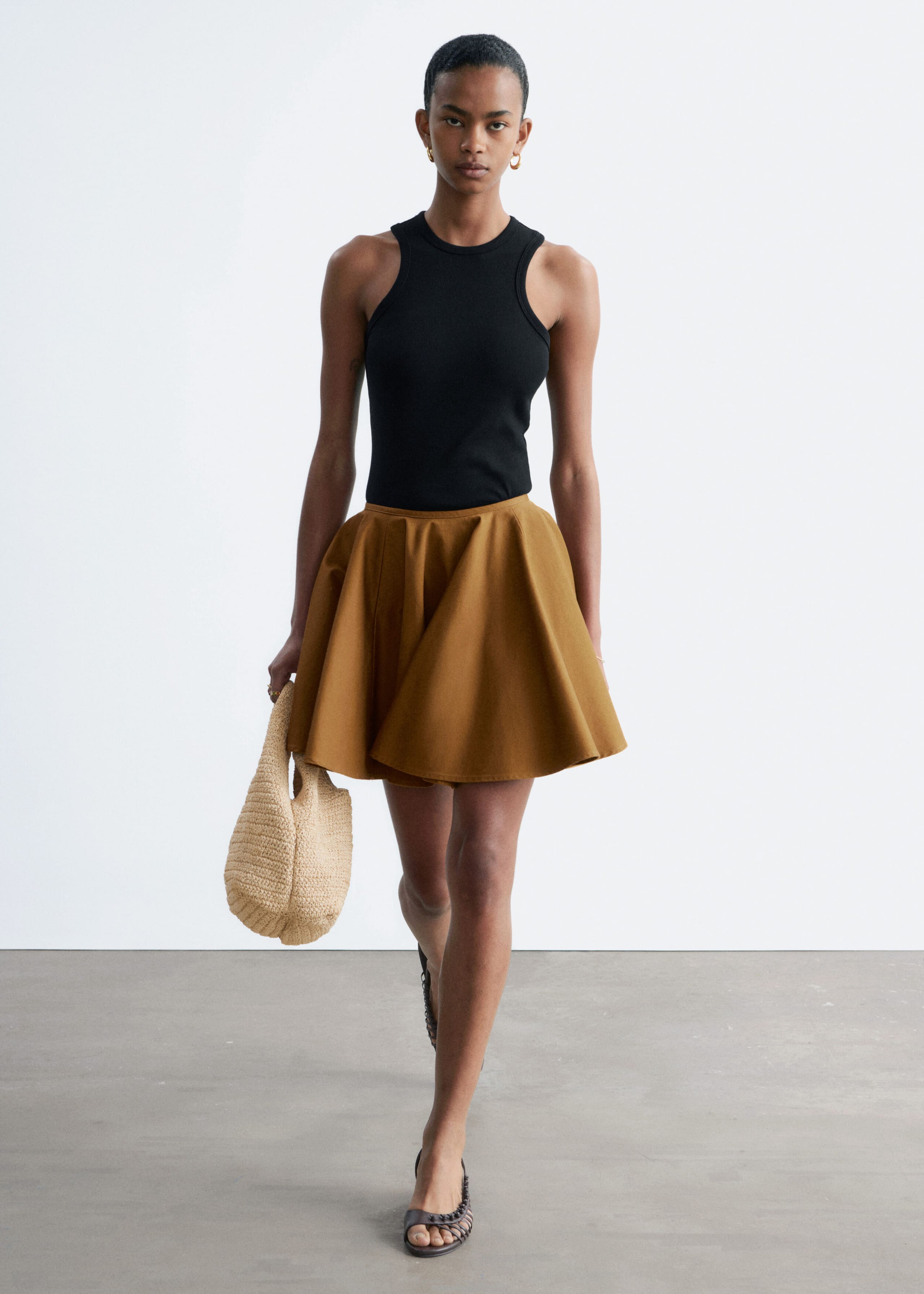 Image of Débardeur côtelé