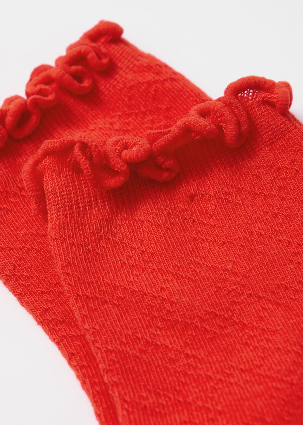 Pointelle Frill Socks - {{variantName}} - Descriptive Detail