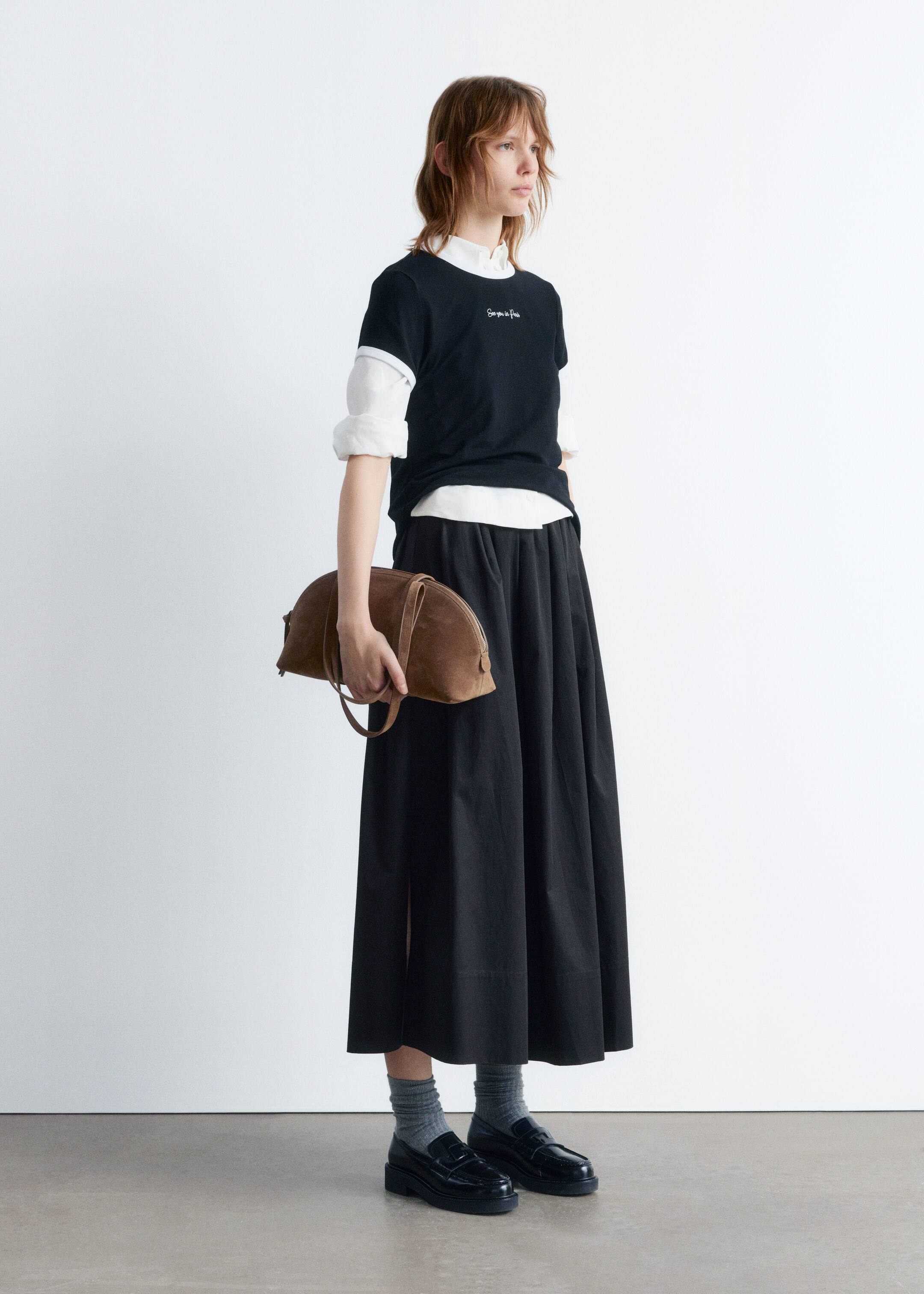 Vezi imaginea mai mare: Embroidery T-Shirt - Negru - FEMEI | H&M RO 5
