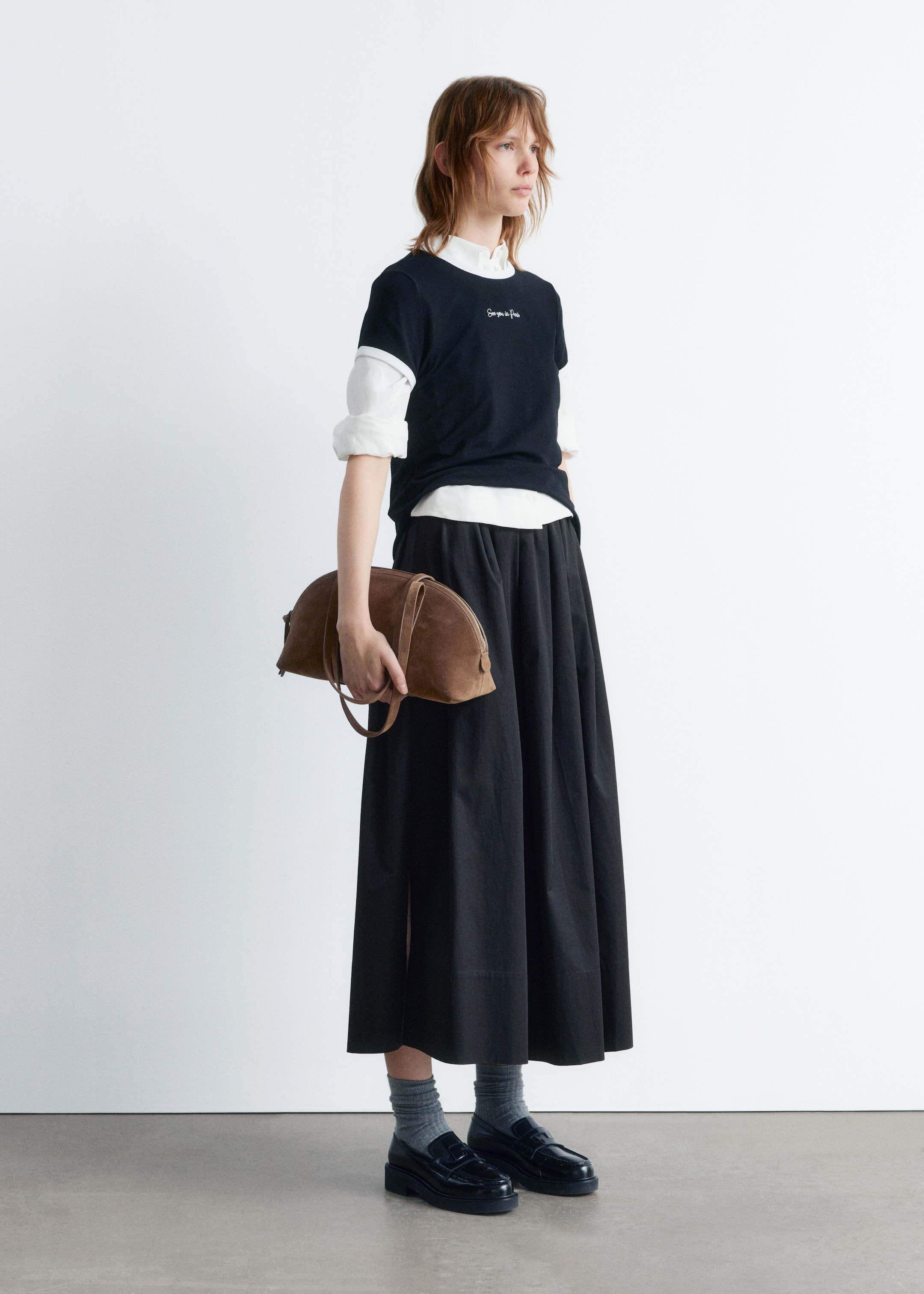 Grotere afbeelding bekijken: Geborduurd T-shirt - Zwart - DAMES | H&M NL 4