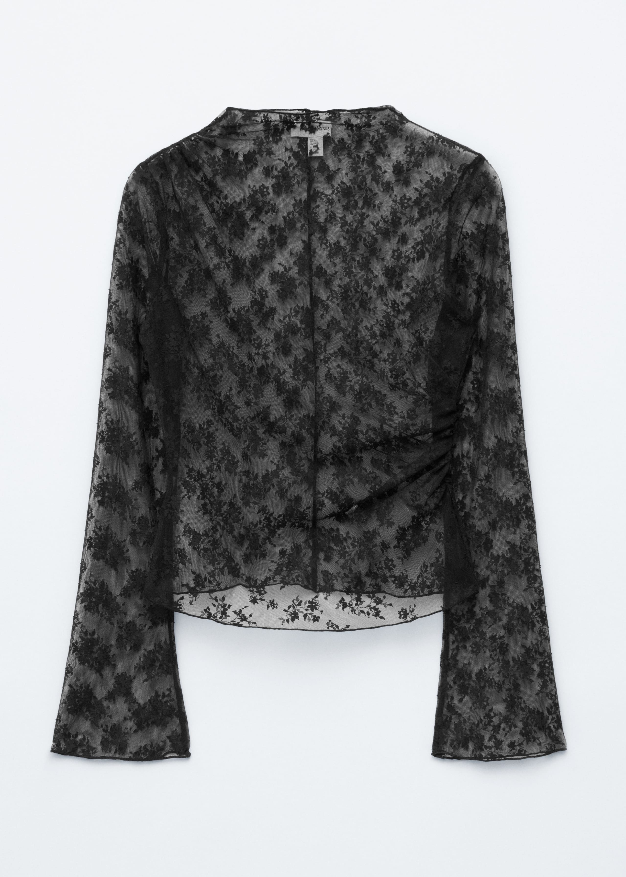 Image of Long-Sleeve Lace Top