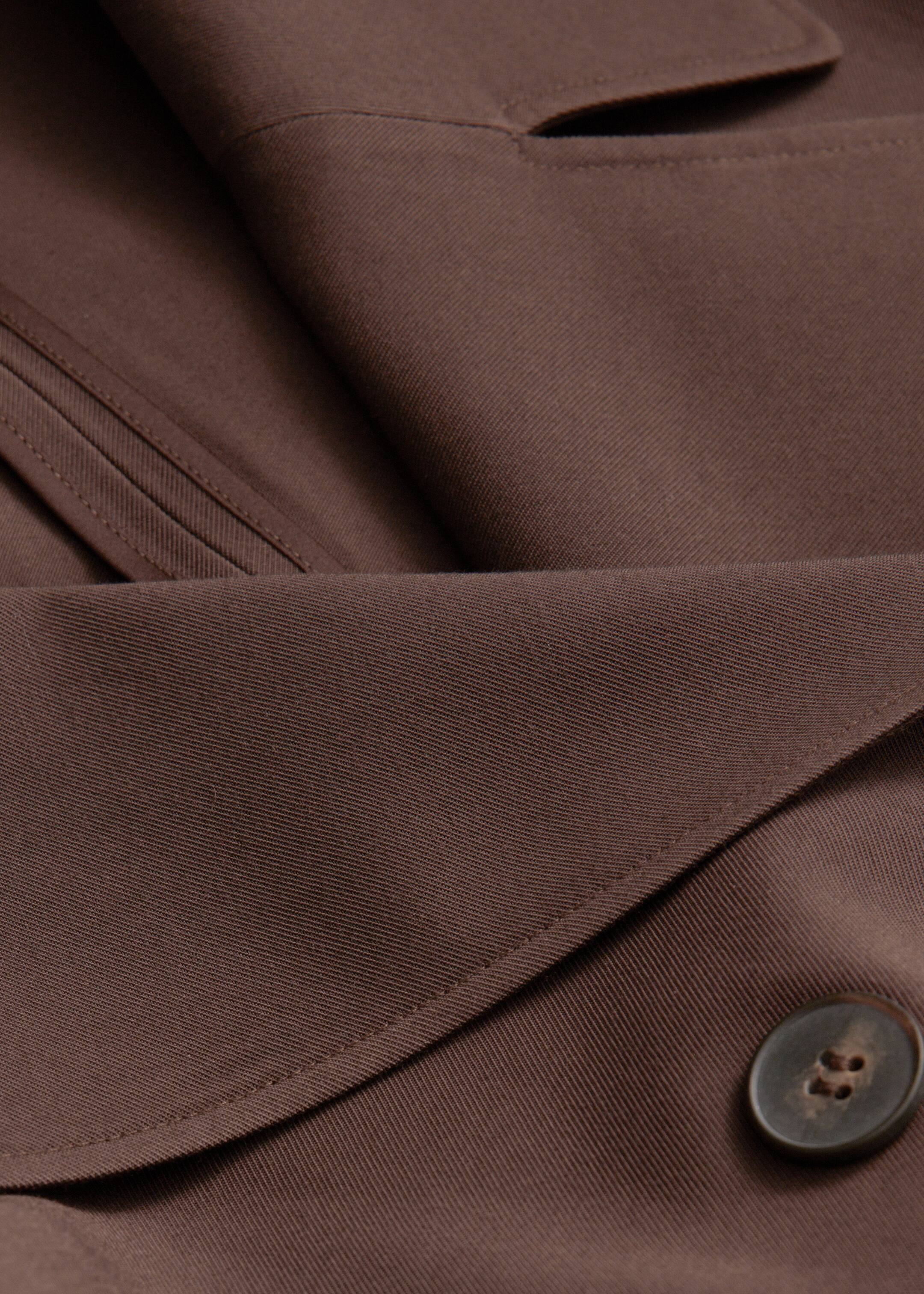 Größeres Bild anzeigen: Doppelreihiger Trenchcoat - Dunkelbraun - Ladies | H&M AT 9
