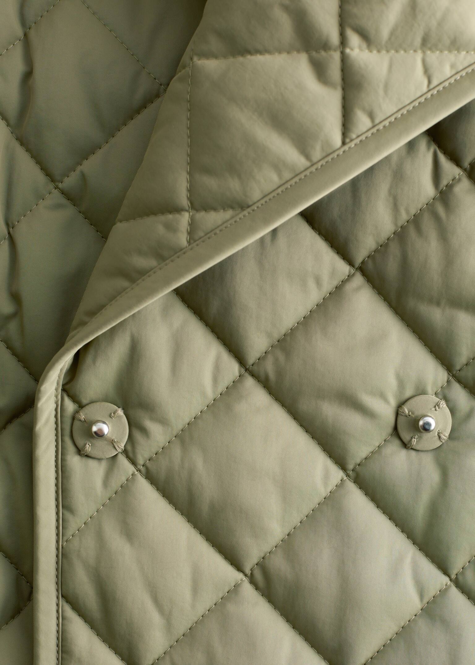 Jachetă matlasată cu căptușeală - Khaki Green/Negru - 9