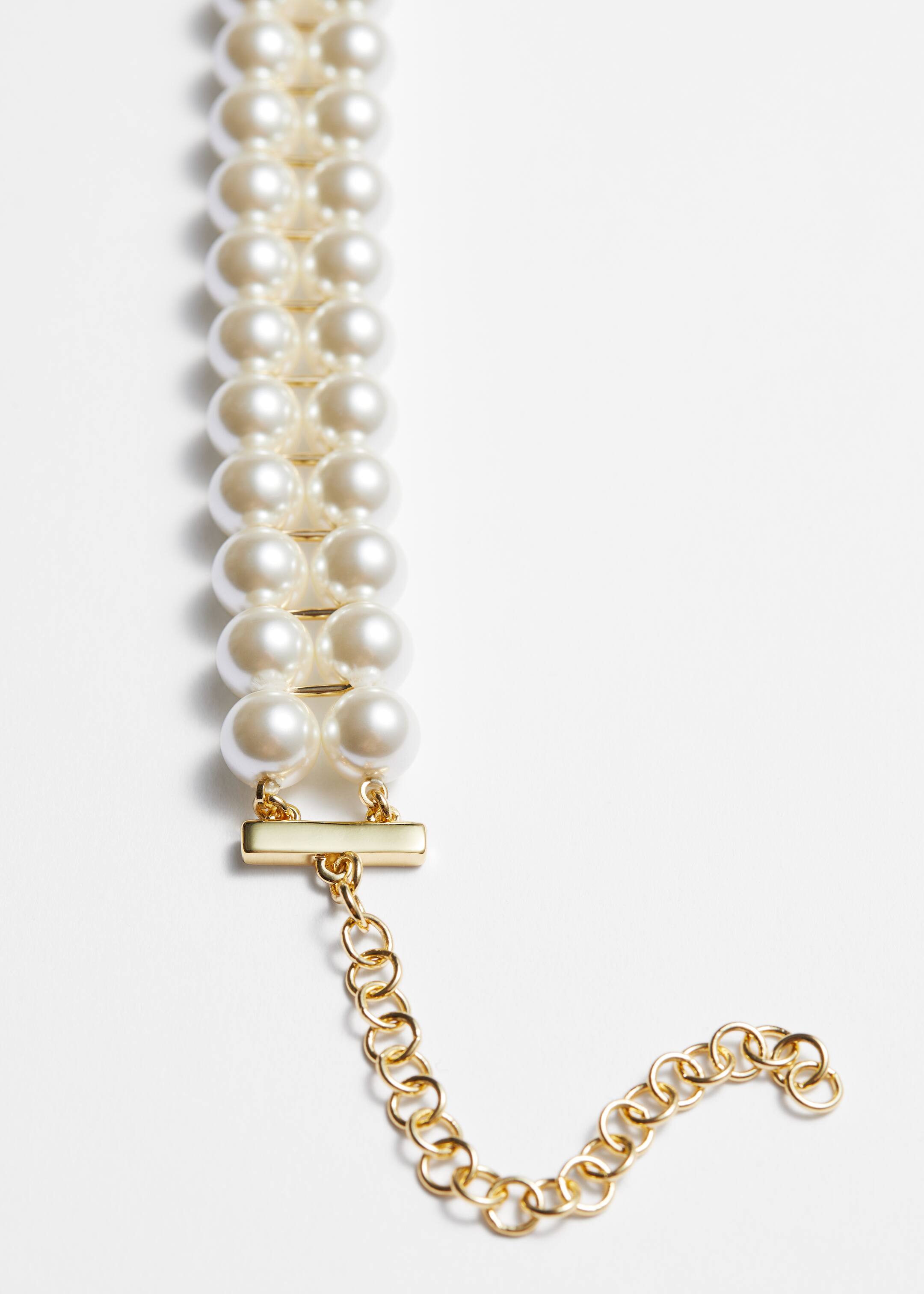 Ingrandisci l'immagine: Two-Row Pearl Choker - White - DONNA | H&M CH 2