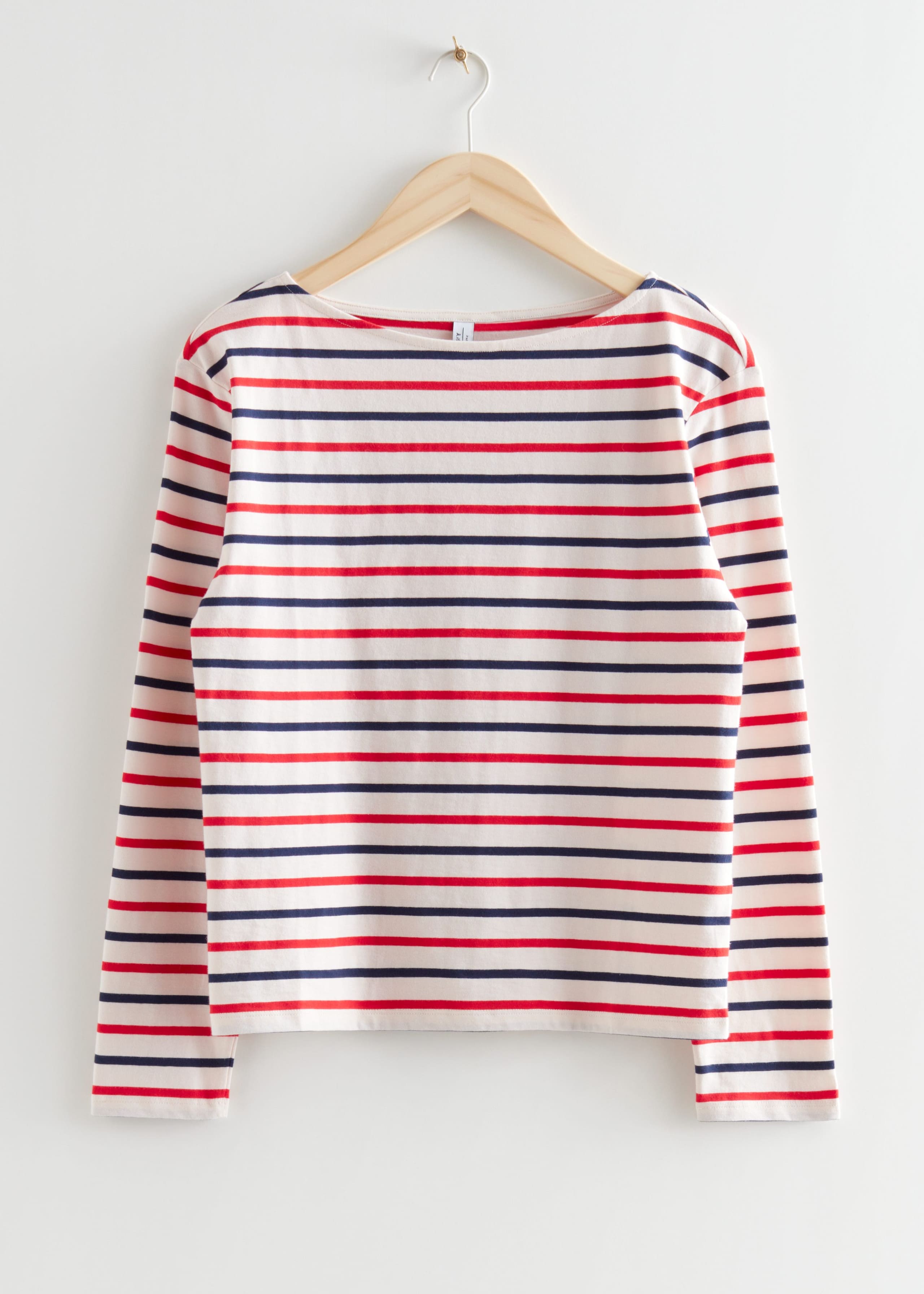 Breton Stripe Top - Purple/White Stripes - Still Life