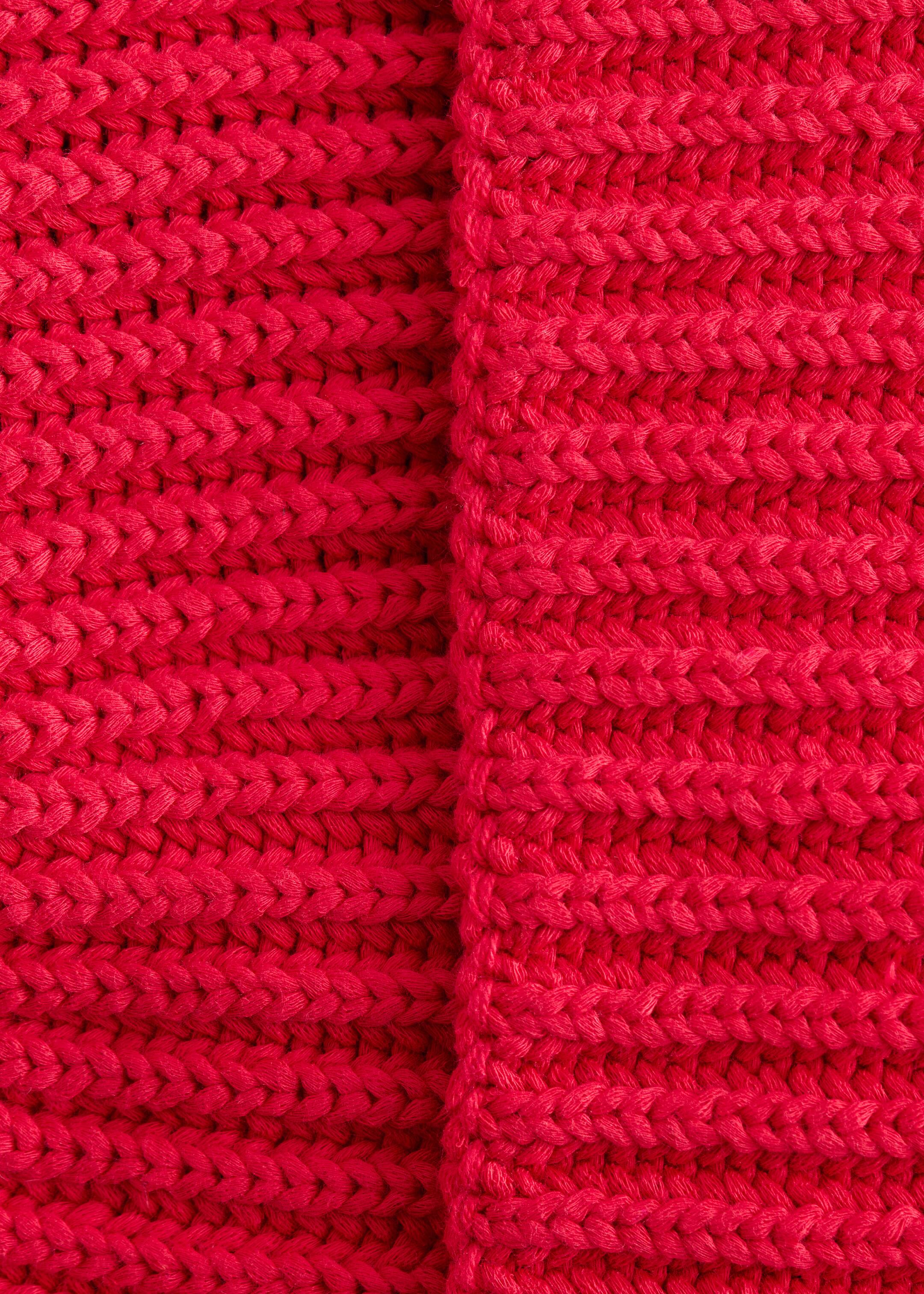 Ver imagem maior: Gorro de algodão com forro de seda - Vermelho - SENHORA | H&M PT 3