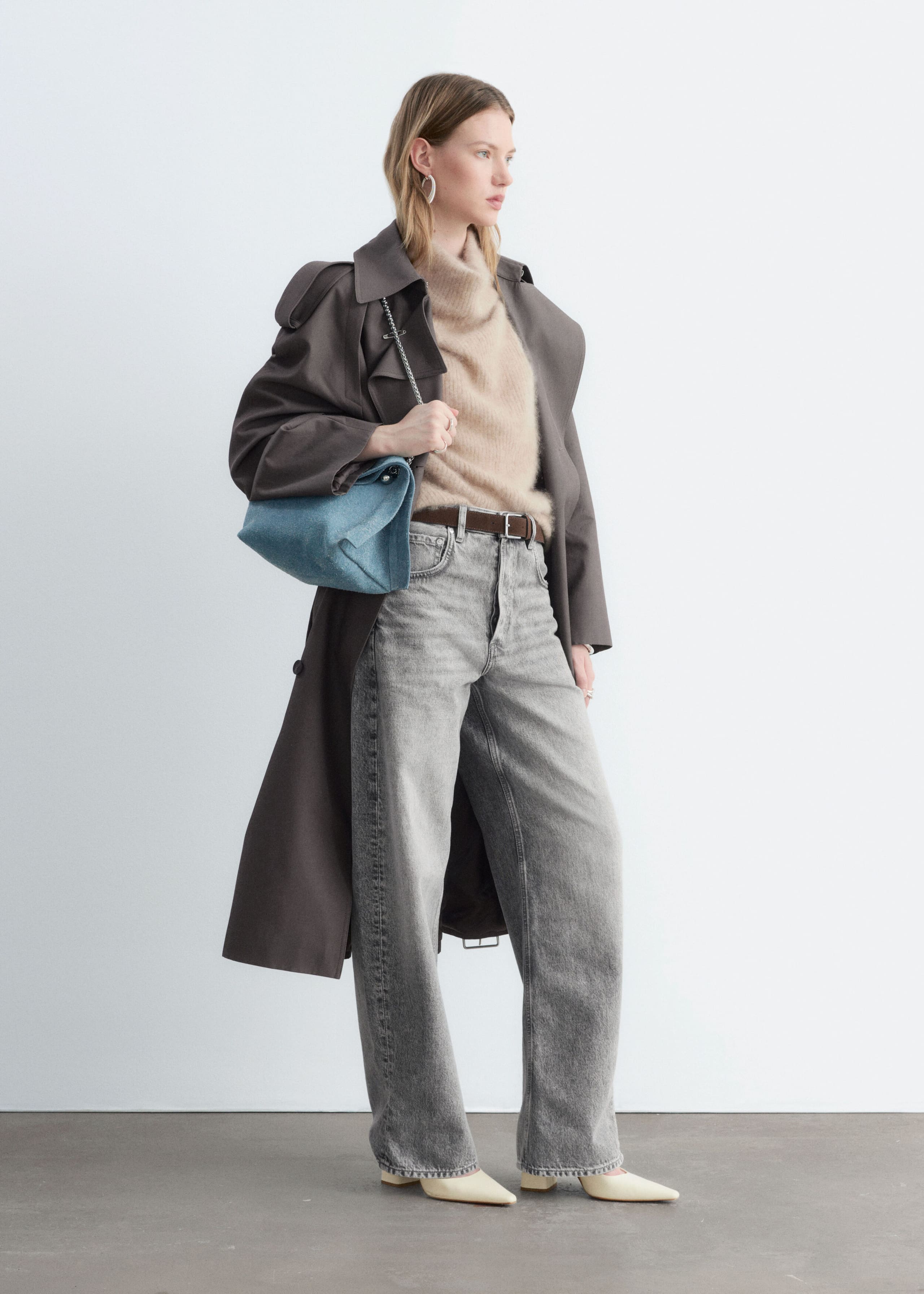 Barrel-Leg Jeans - Vintage Grey - Lookbook